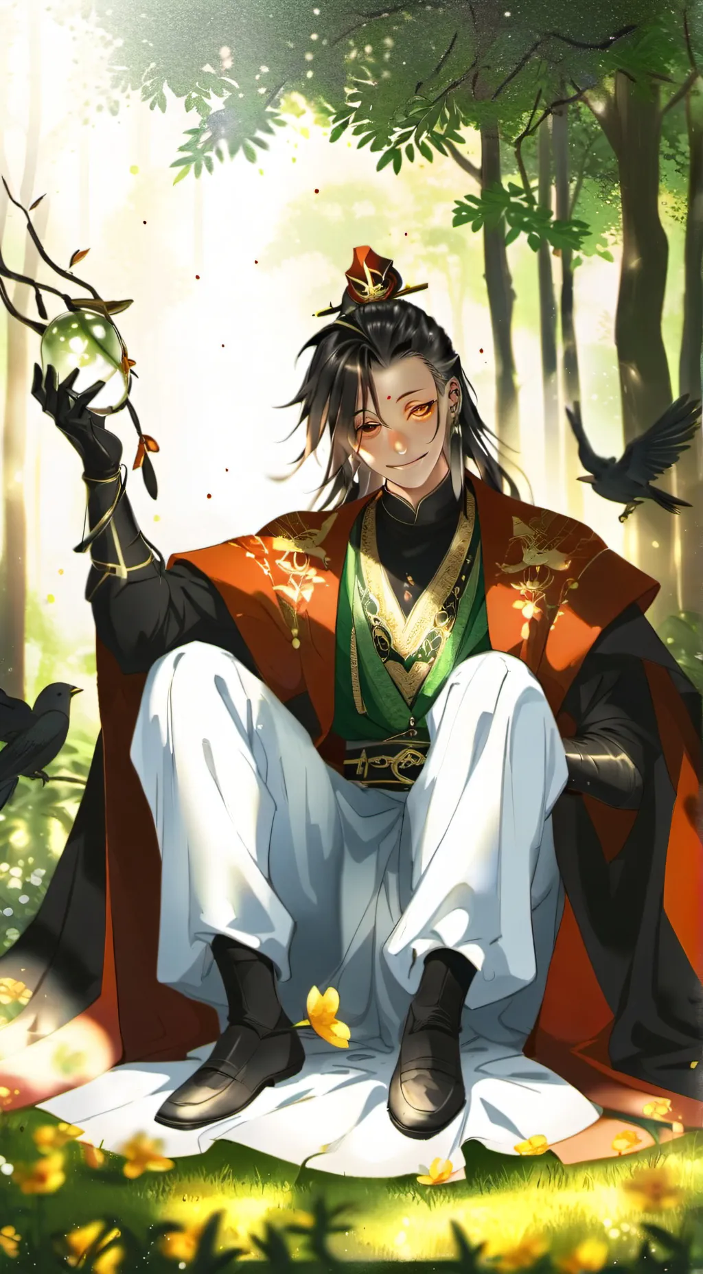 ai character: geto and gojo background