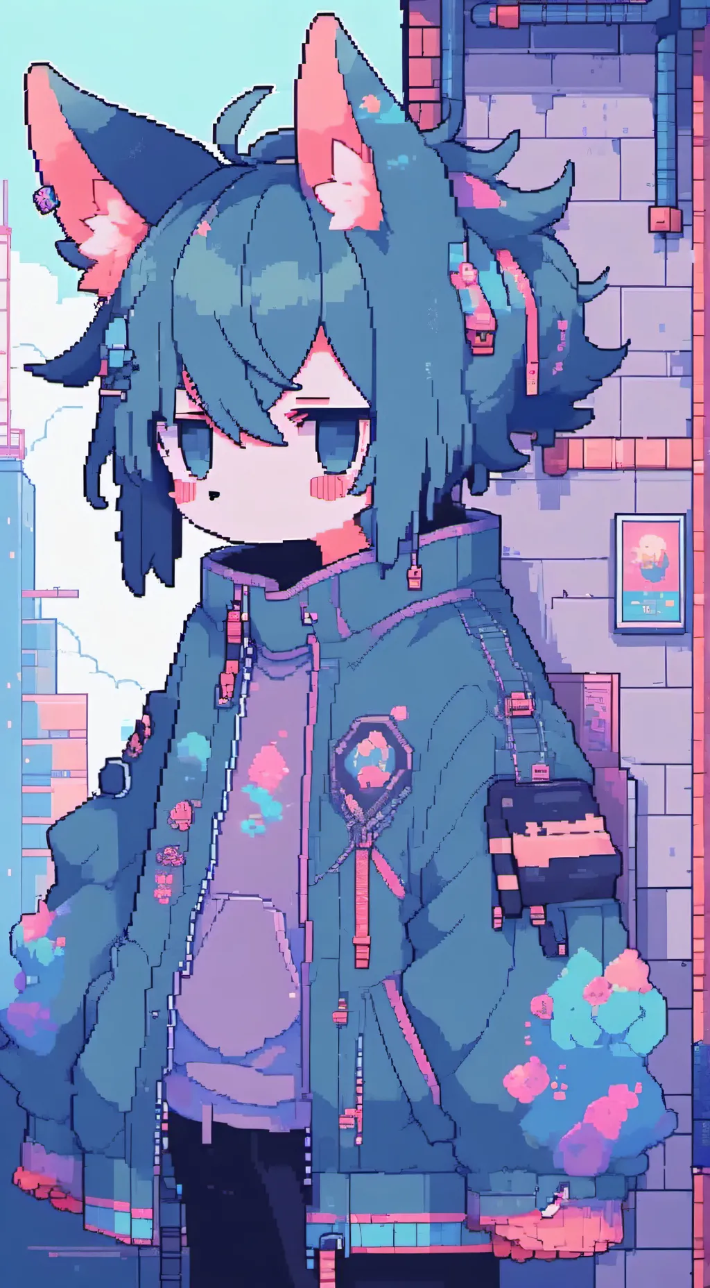 ai character: Furry infection background