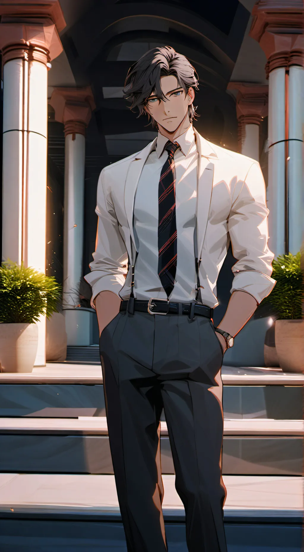 ai character: Victory background