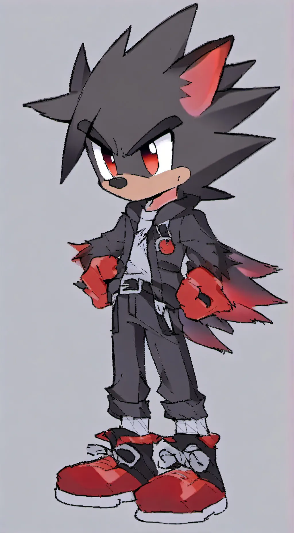 ai character: Shadow theHedgehog background