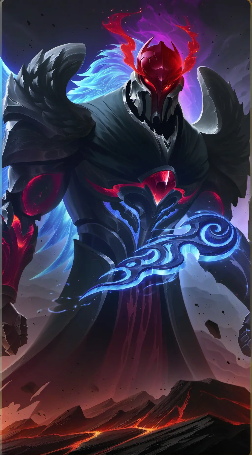 ai character: Glacial  background