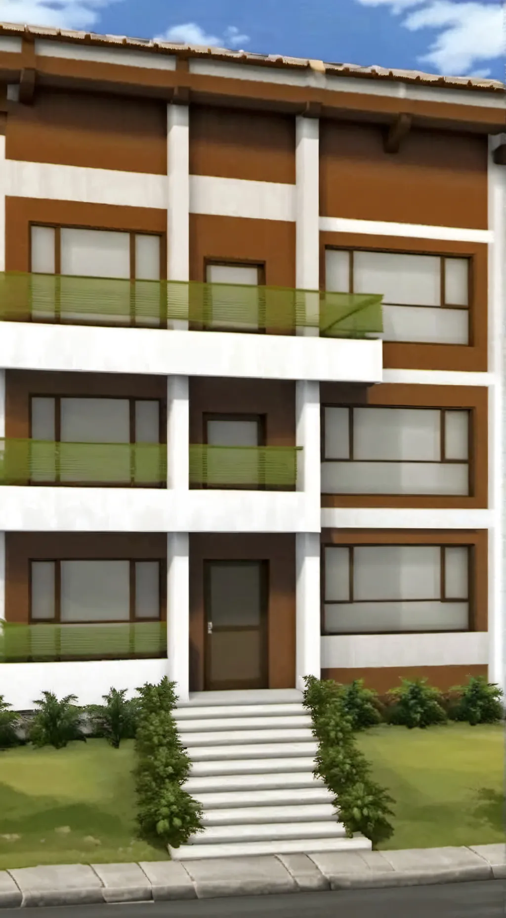 ai character: bop house background