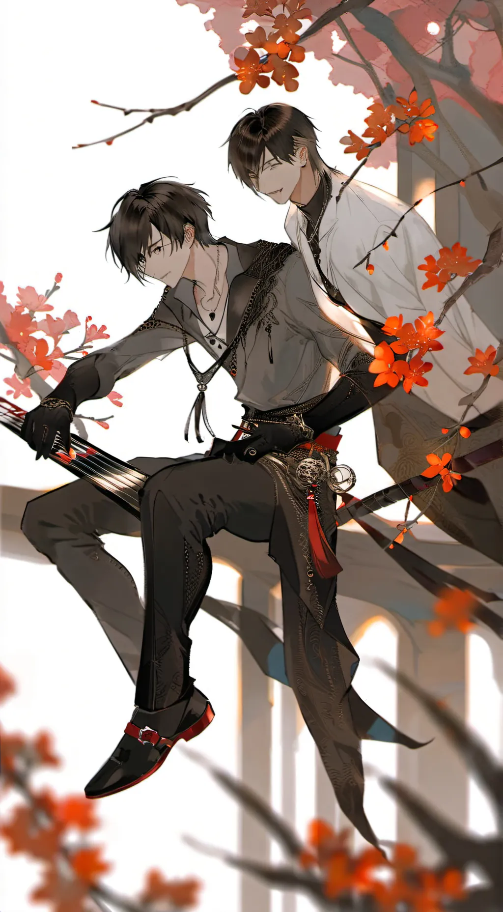 ai character: dois namorados background