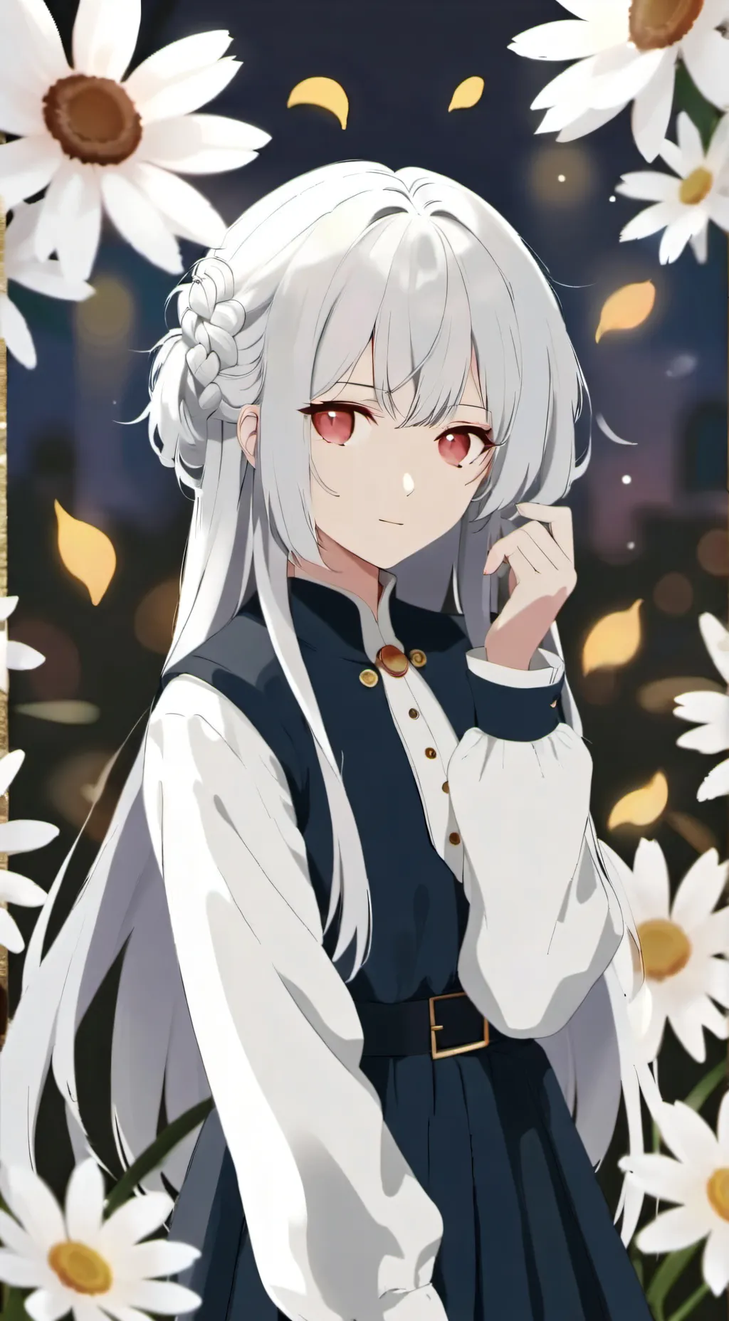 ai character: nice girl background