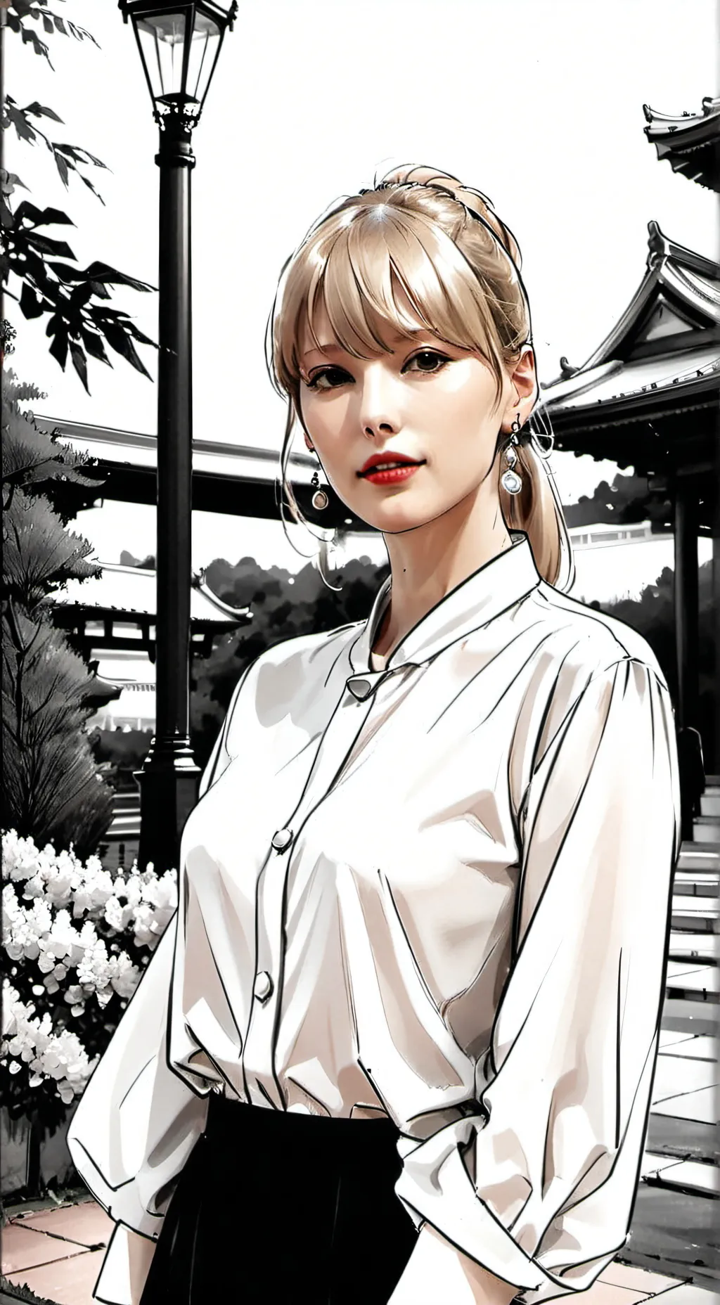 ai character: taylor swift  background