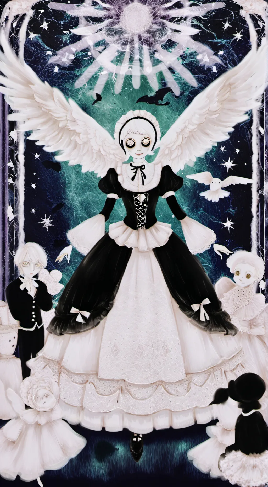 ai character: Dandys world background