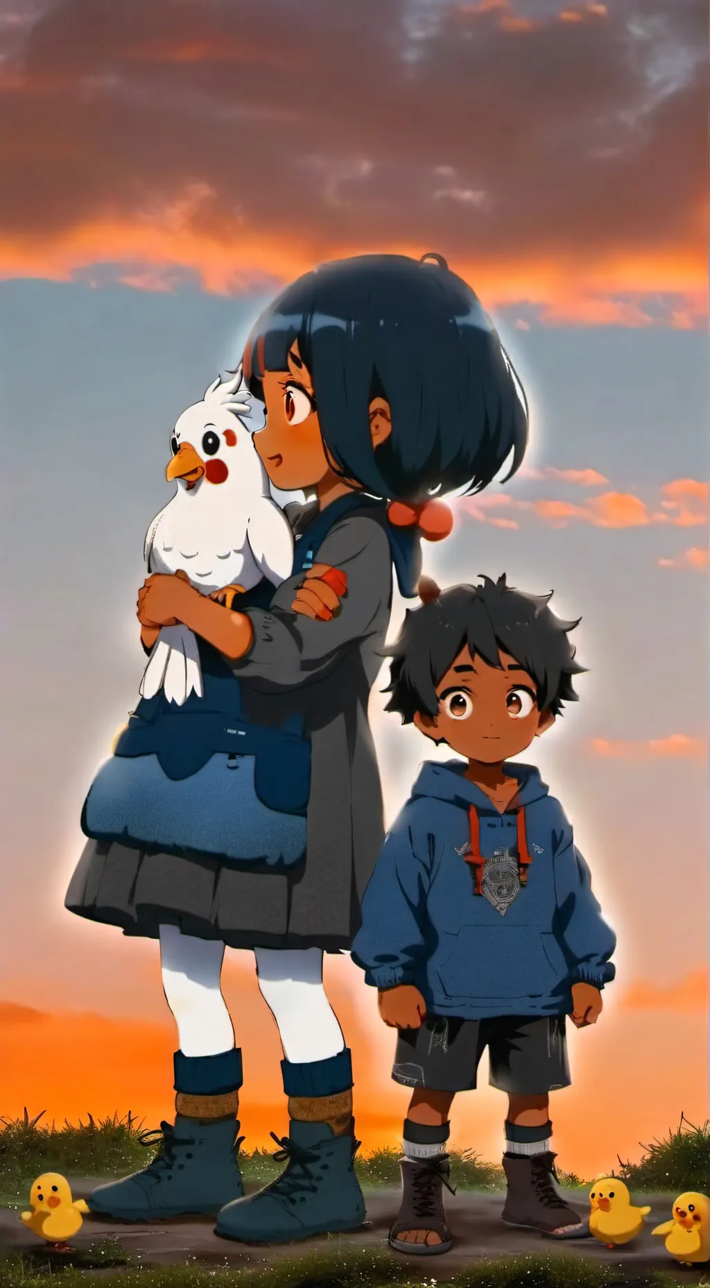 ai character: mundo de batatinha background