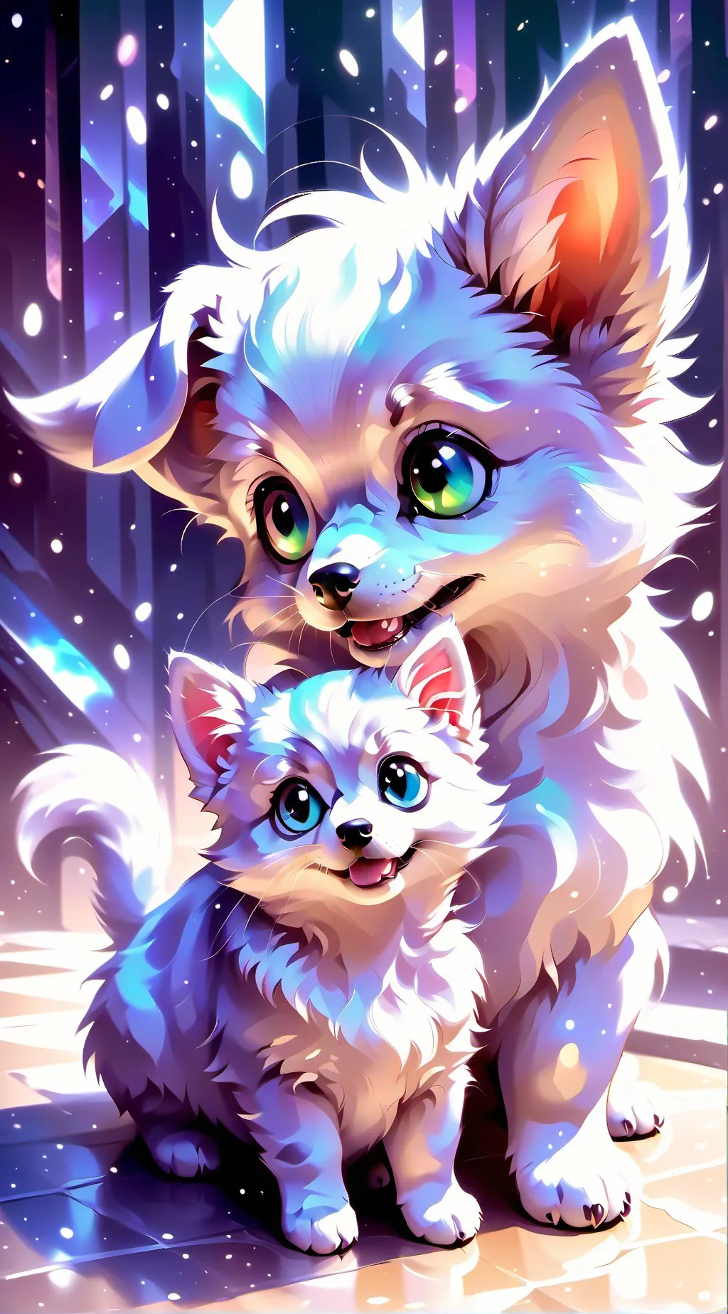 ai character: Sprunki sleep over background