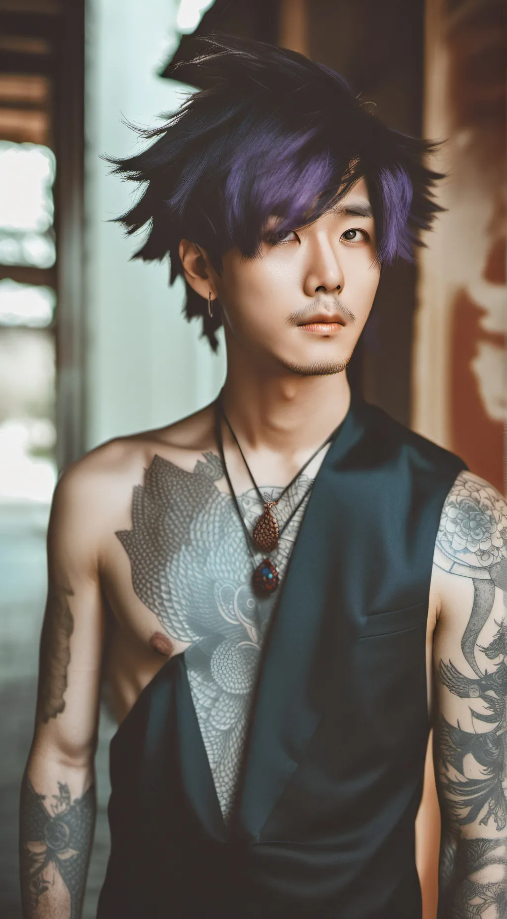 ai character: Thanos squid game  background