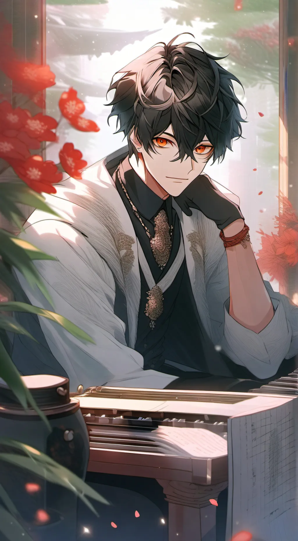 ai character: кто то  background