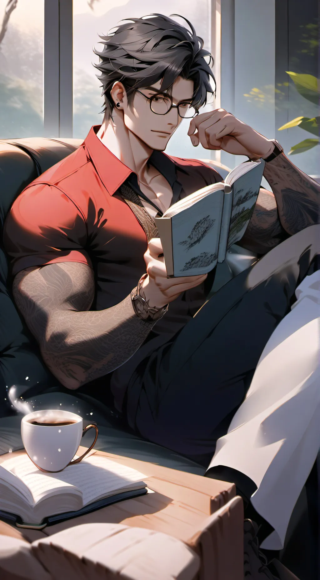 ai character: Danny La crey.. background