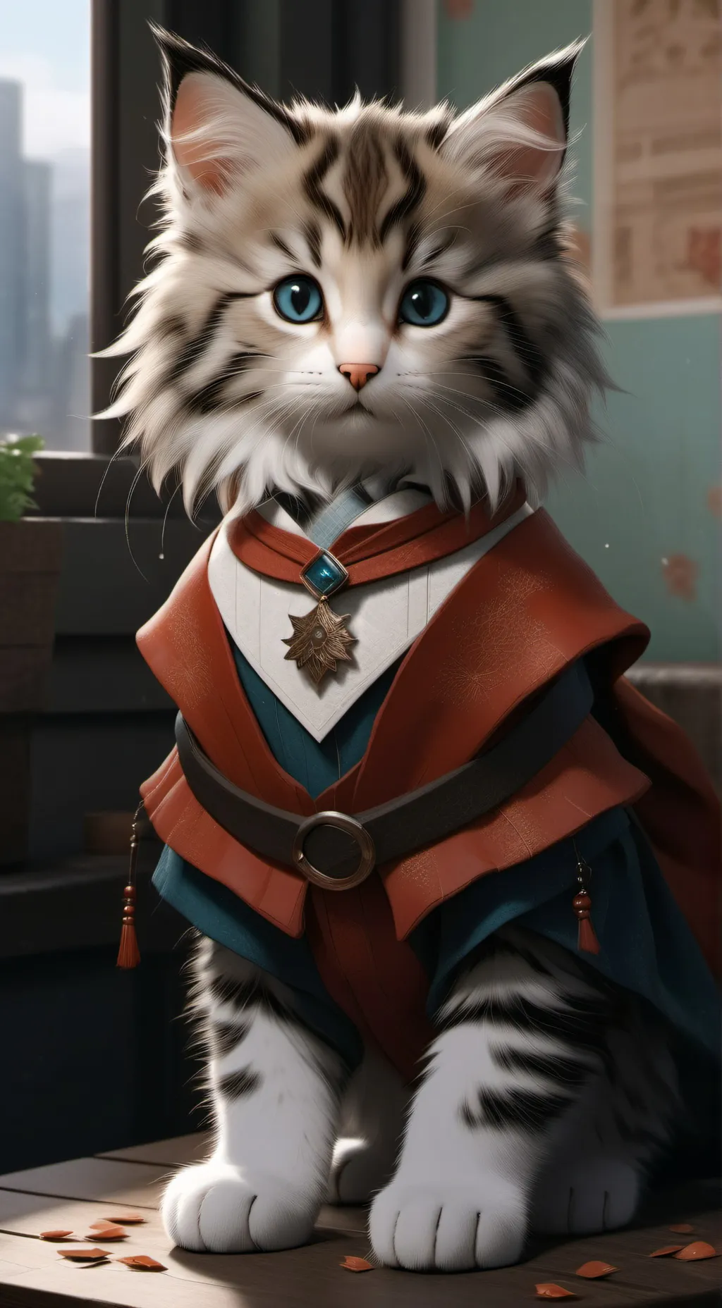 ai character: Kitty background
