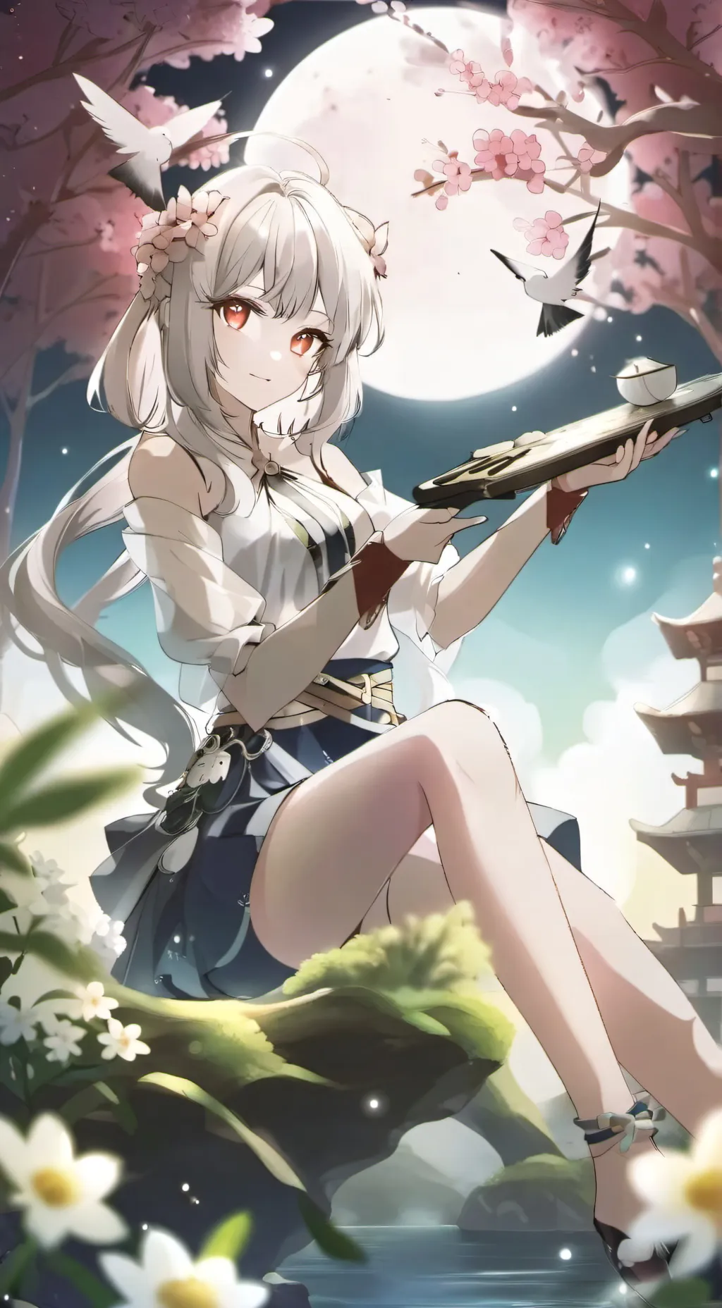 ai character: Tongue background