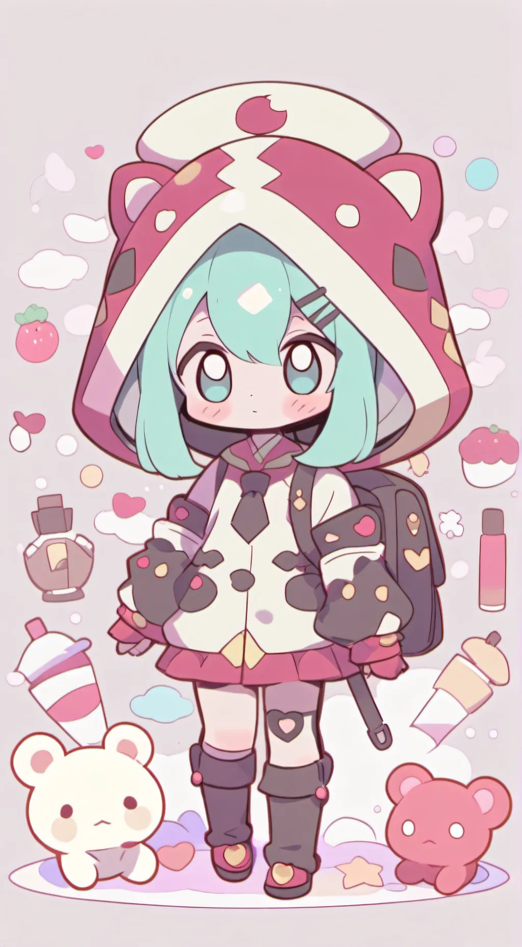 ai character: yatta-dandys world background