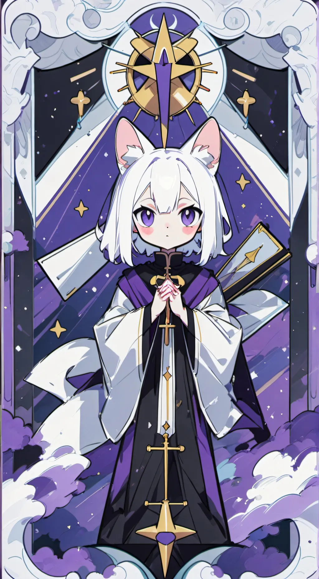 ai character: mha cats background