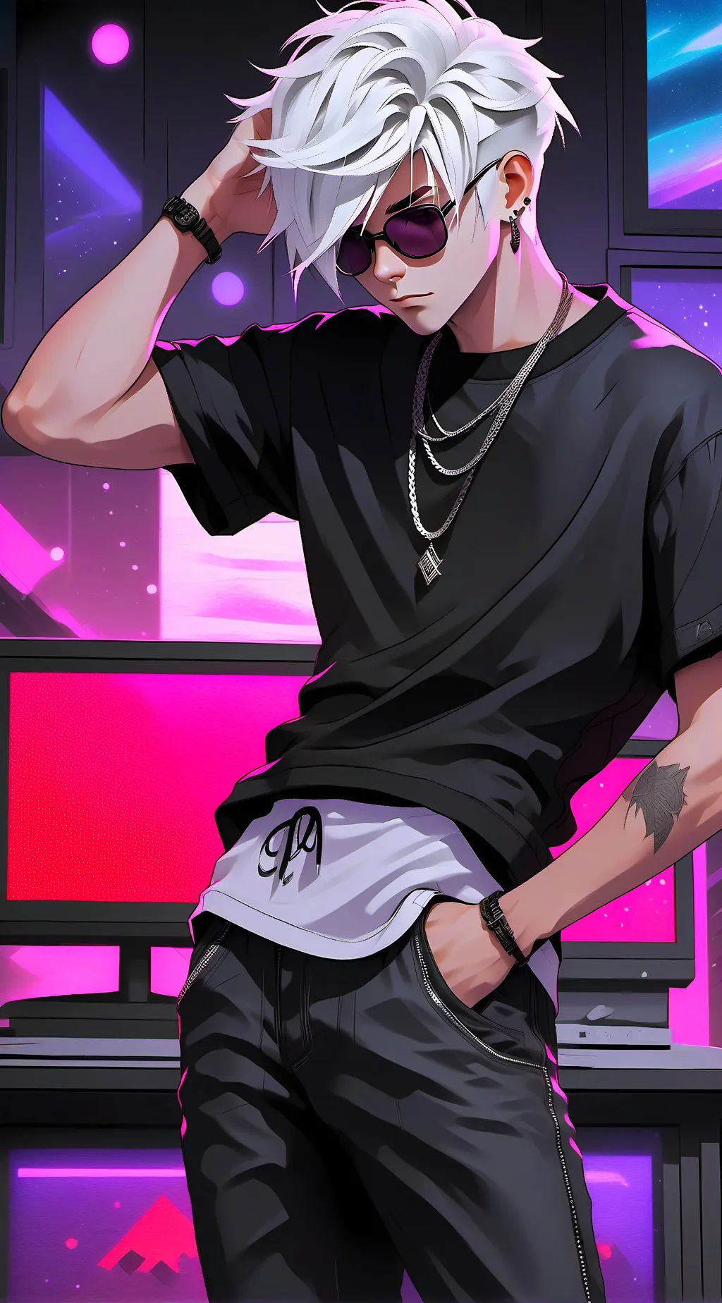 ai character: andrew  background