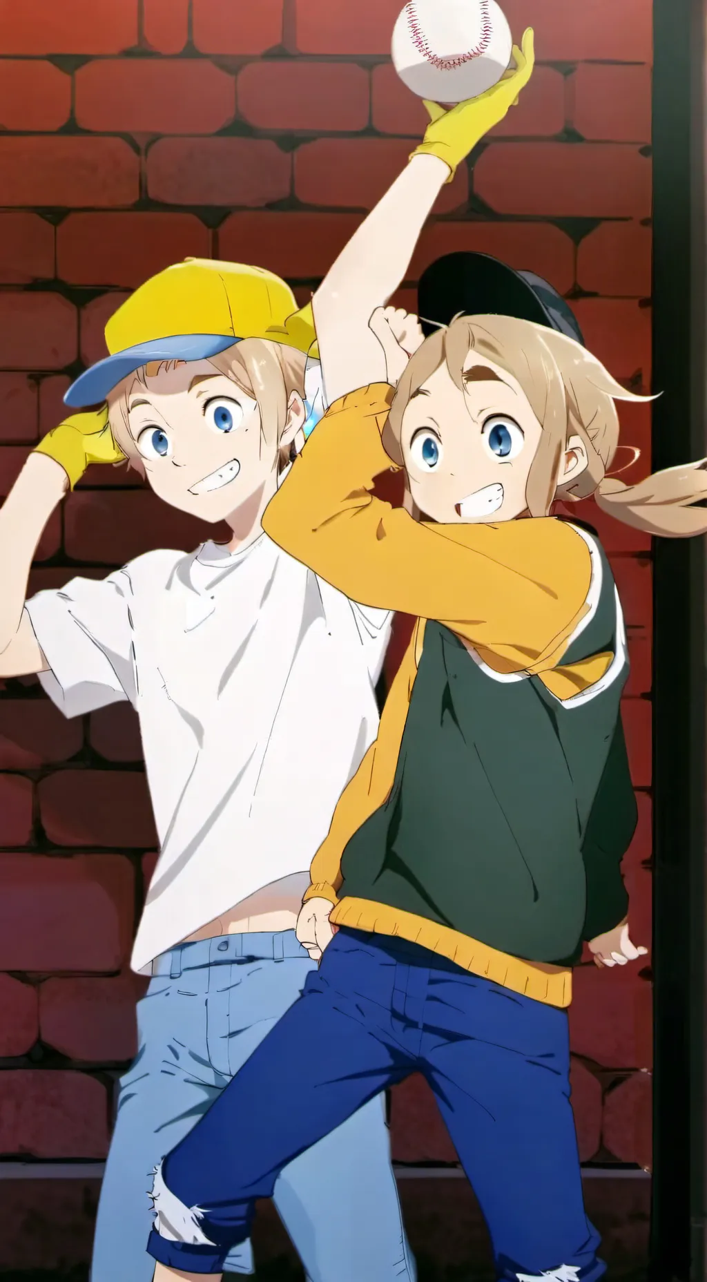 ai character: Lark and Kiwi background