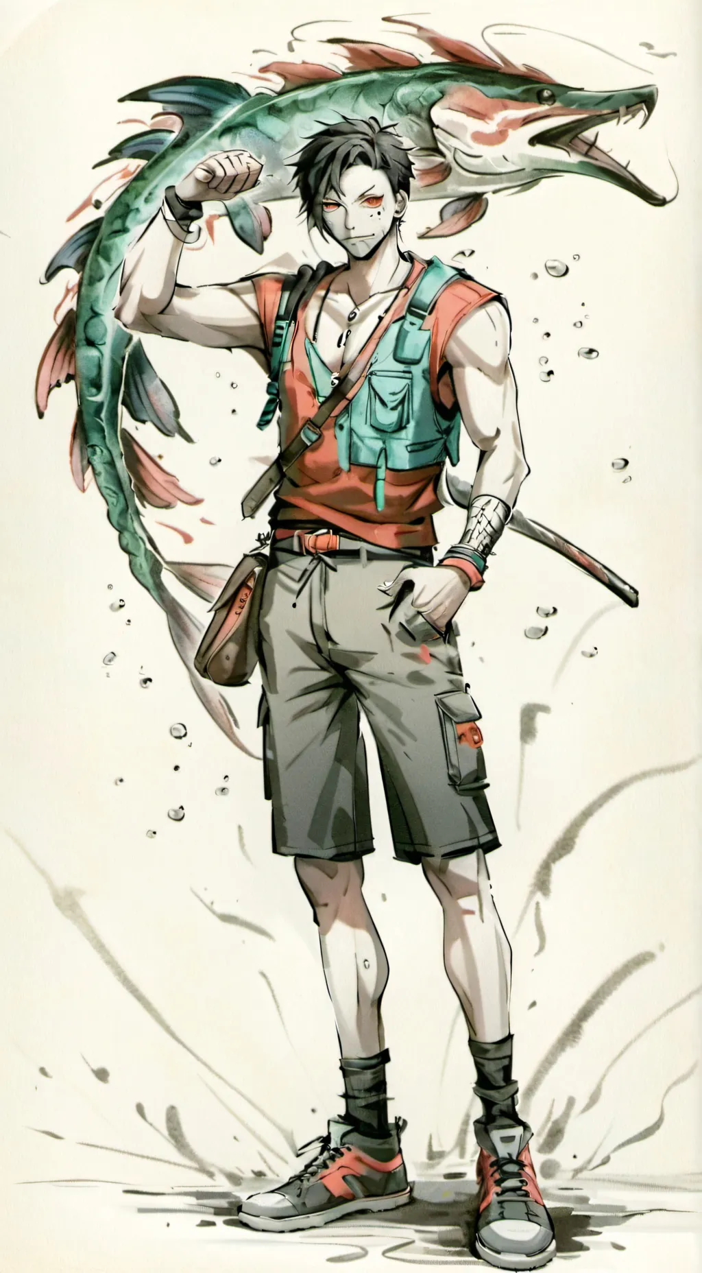 ai character: zumbi background