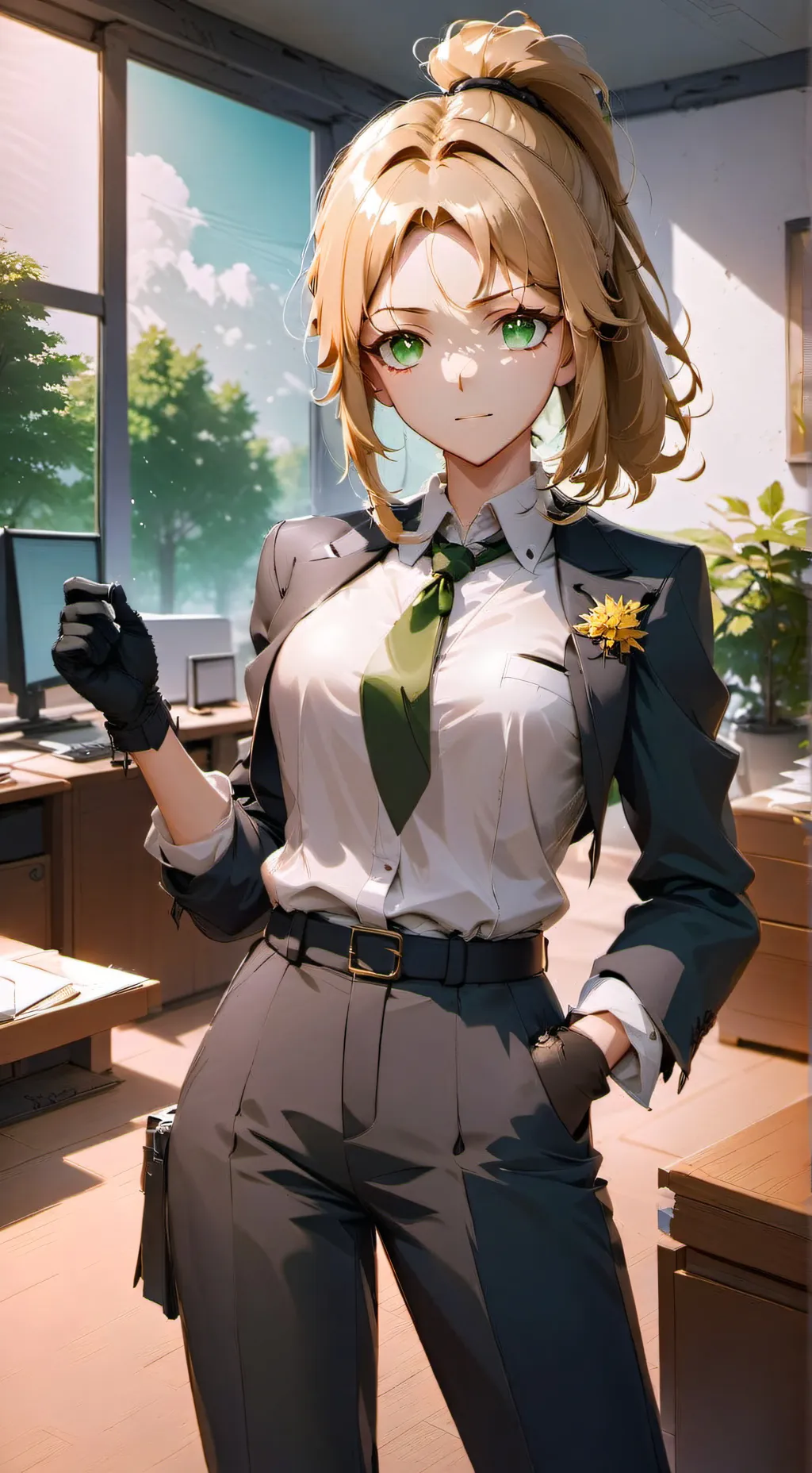 ai character: Мия background