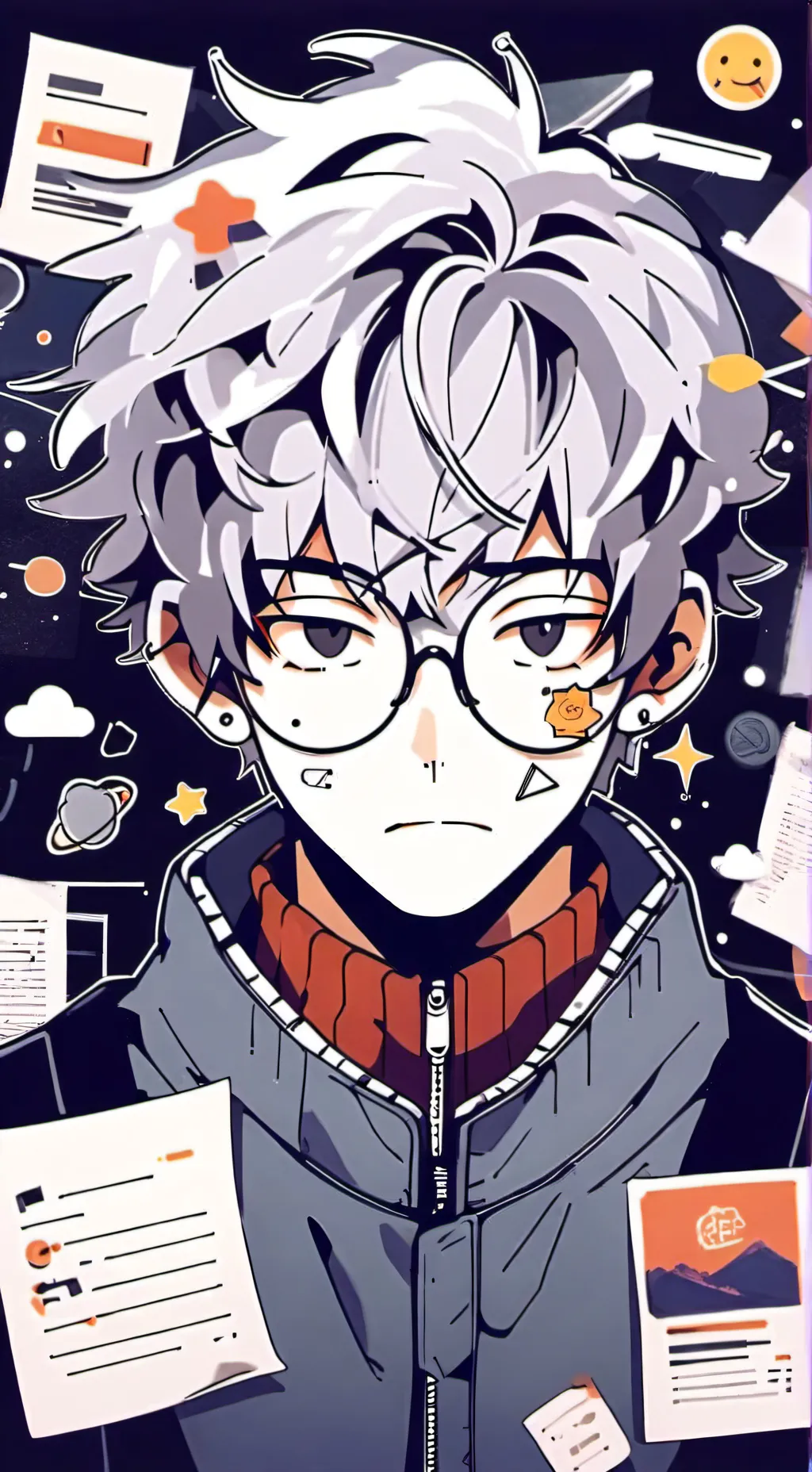 ai character: Dr. MemeStorm background