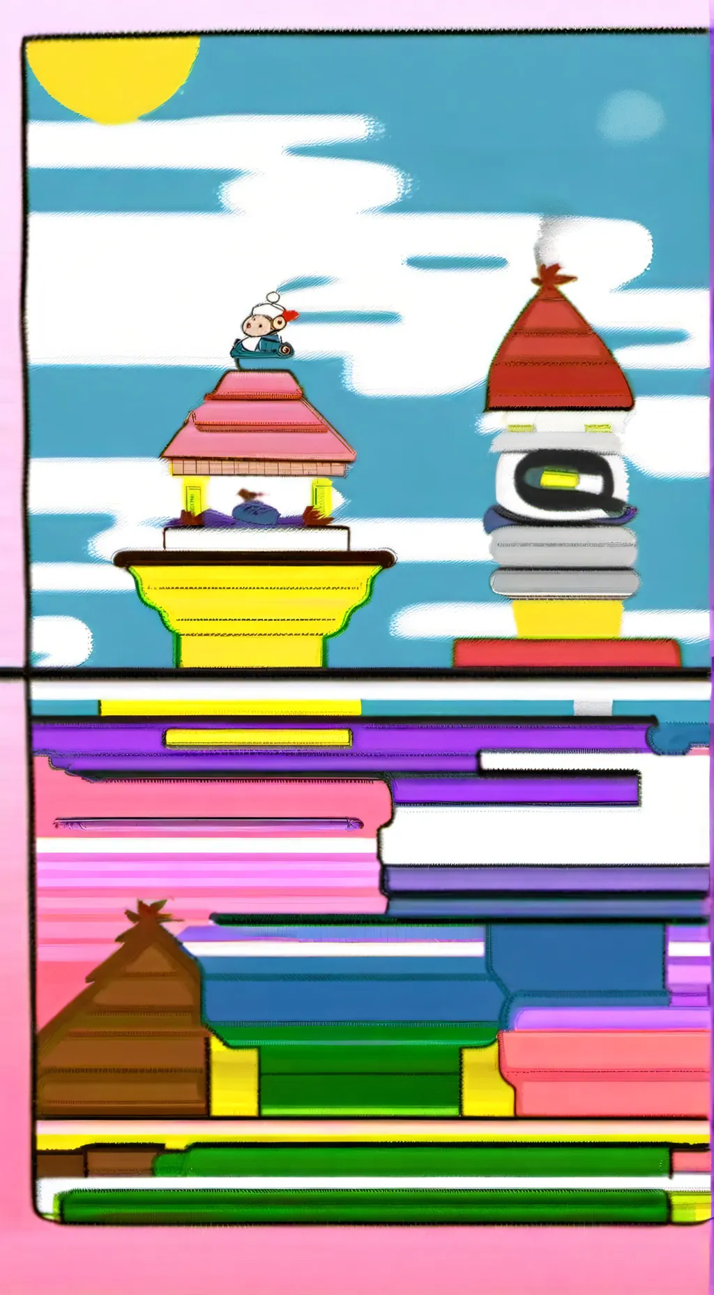 ai character: Hello Kitty background