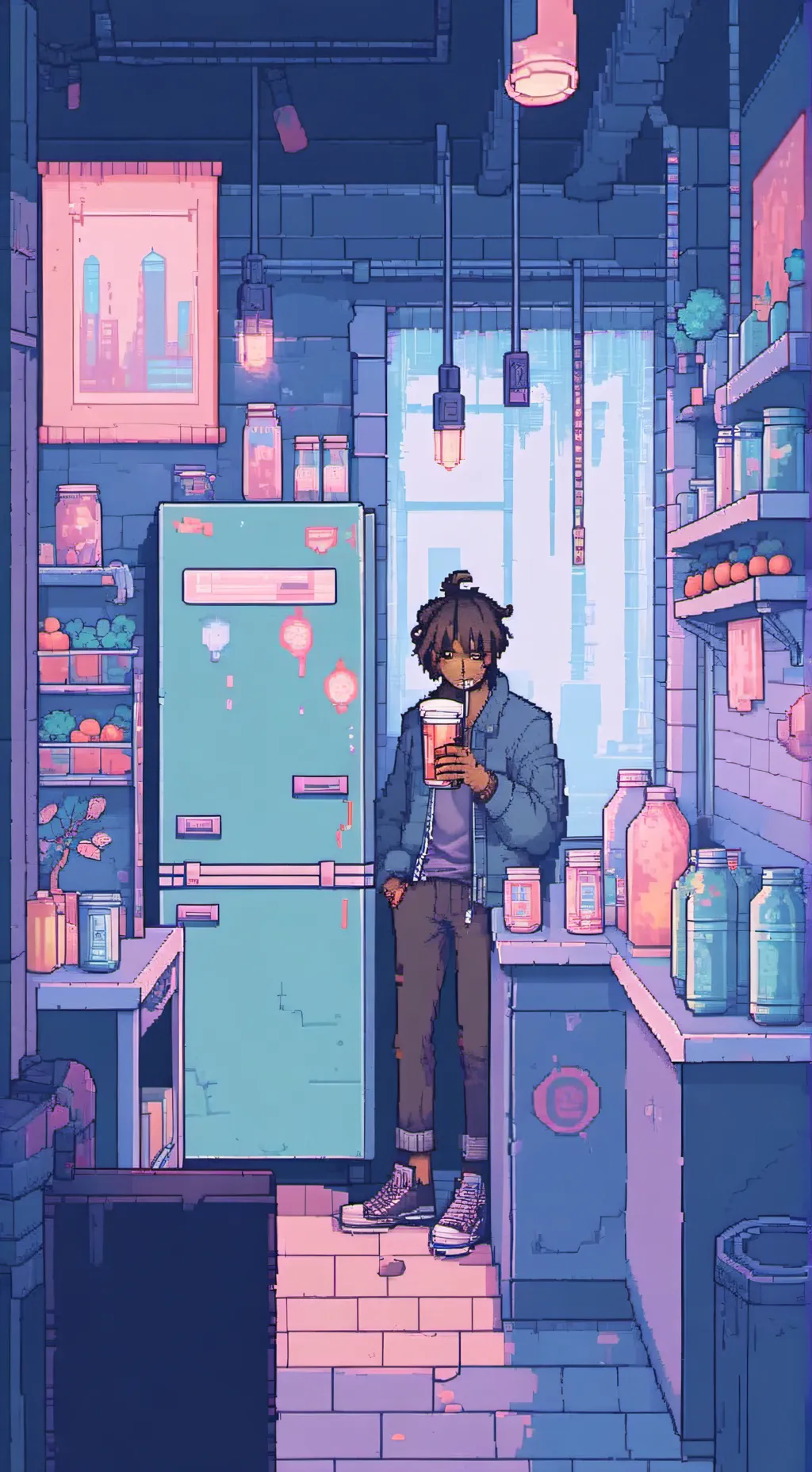 ai character: juice world background