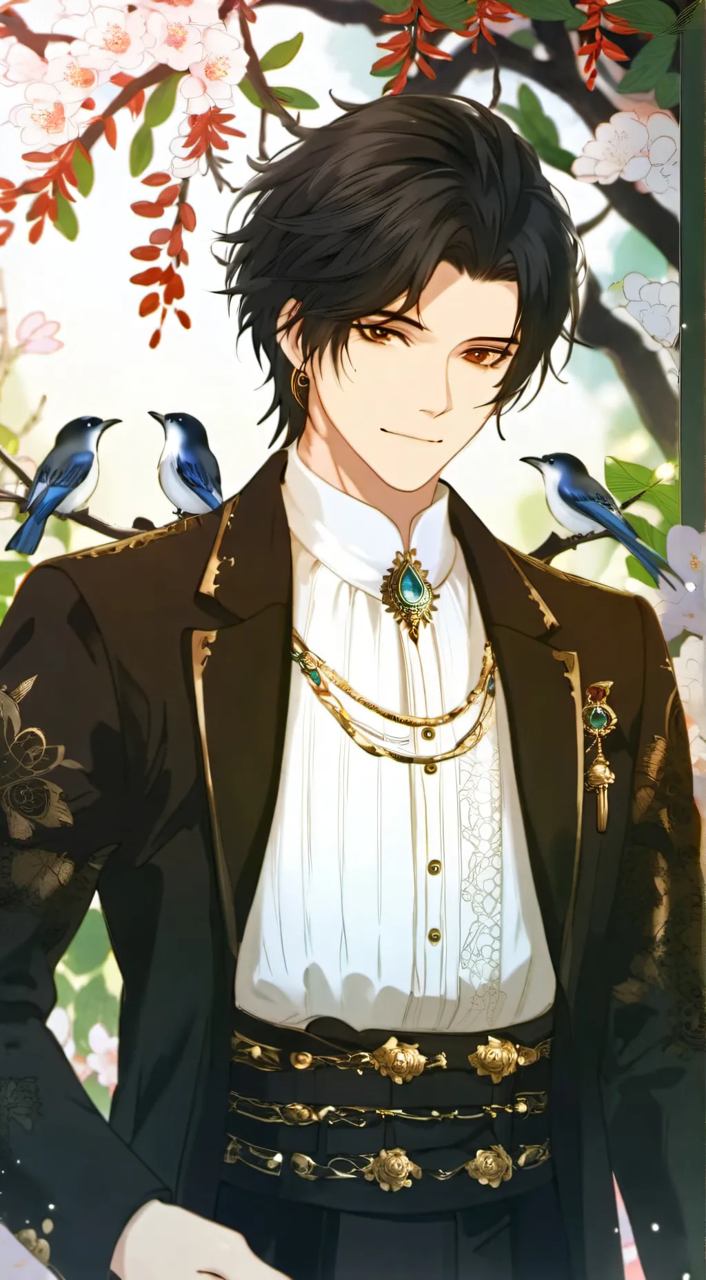 ai character: Nico  background