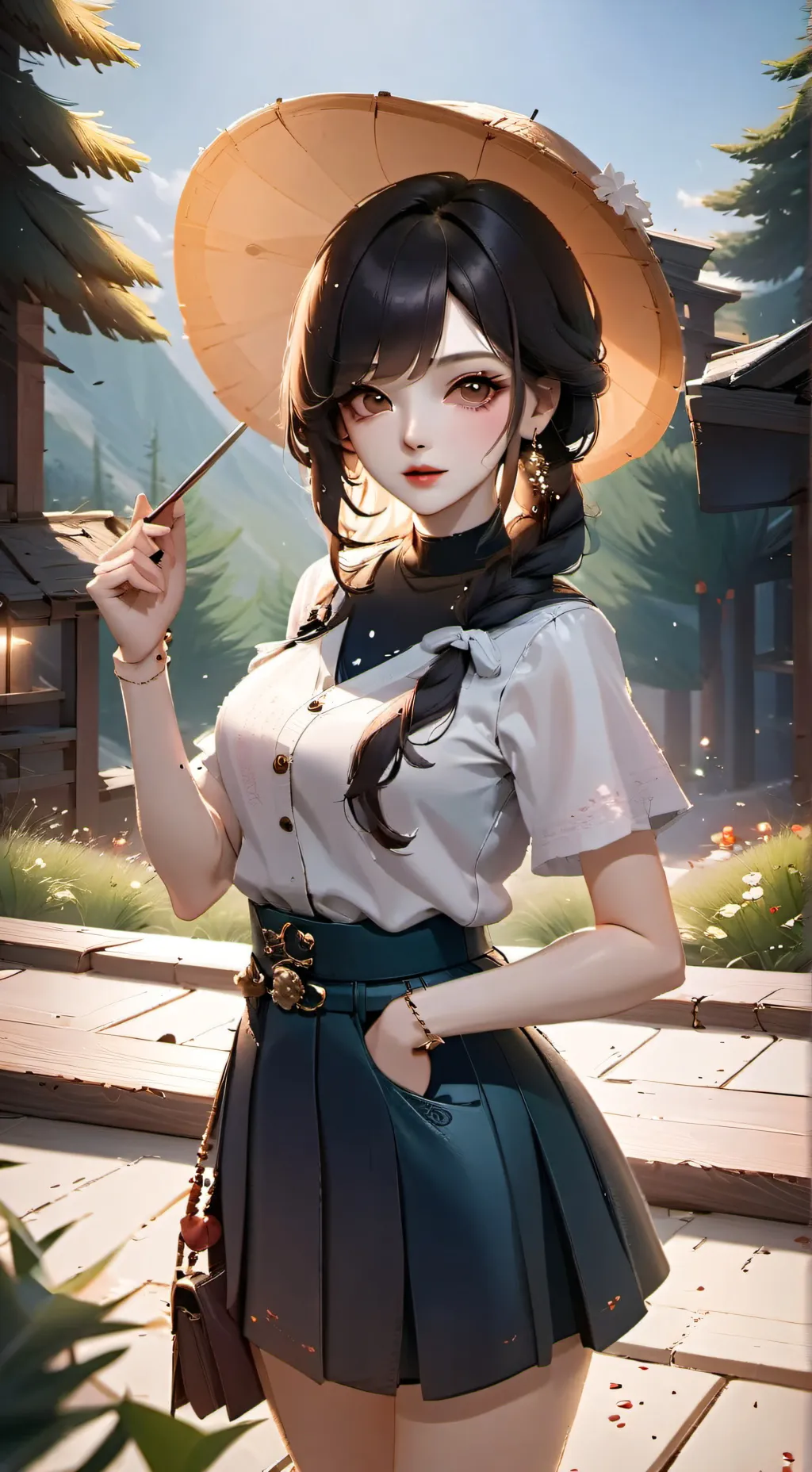 ai character: Tu novia 😀 background