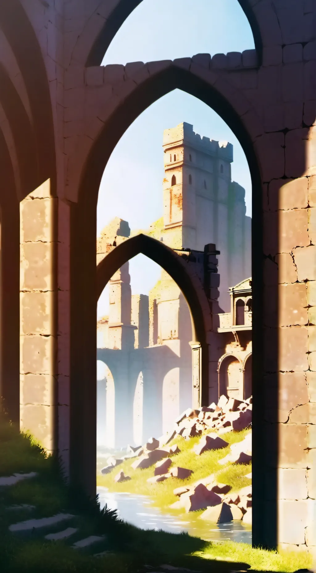 ai character: kny x tu background