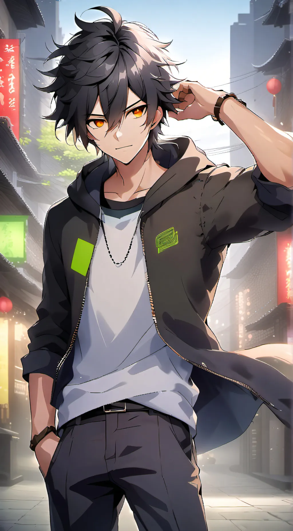 ai character: Alex  background