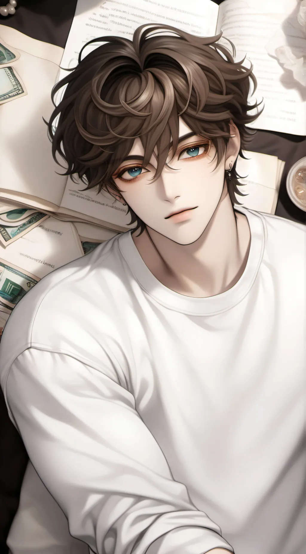 ai character: Ronan Lynch  background