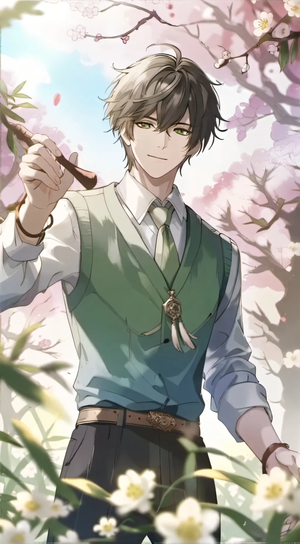 ai character: asher background