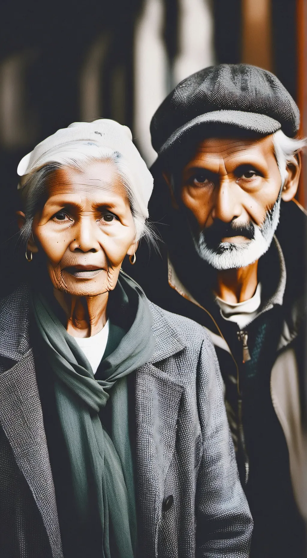 ai character: EVIL GRANDPARENTS background