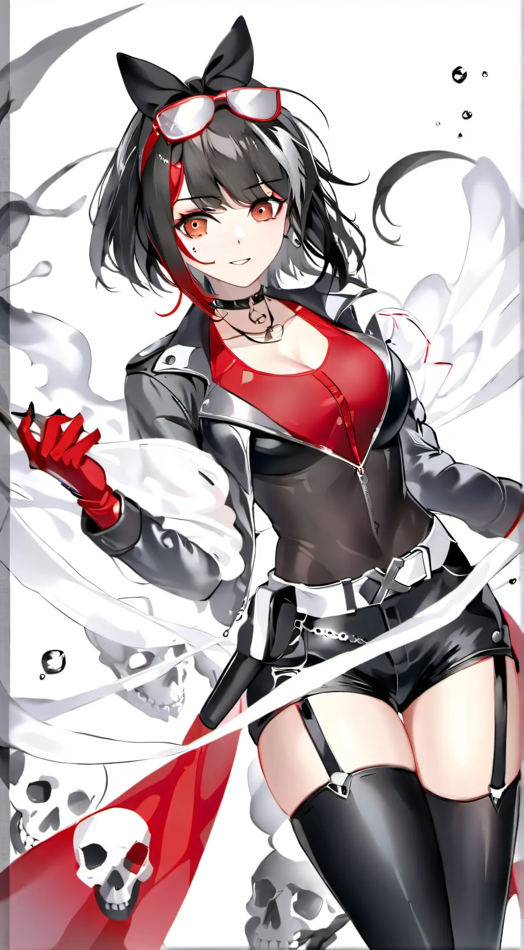 ai character: Soka Niijima  background