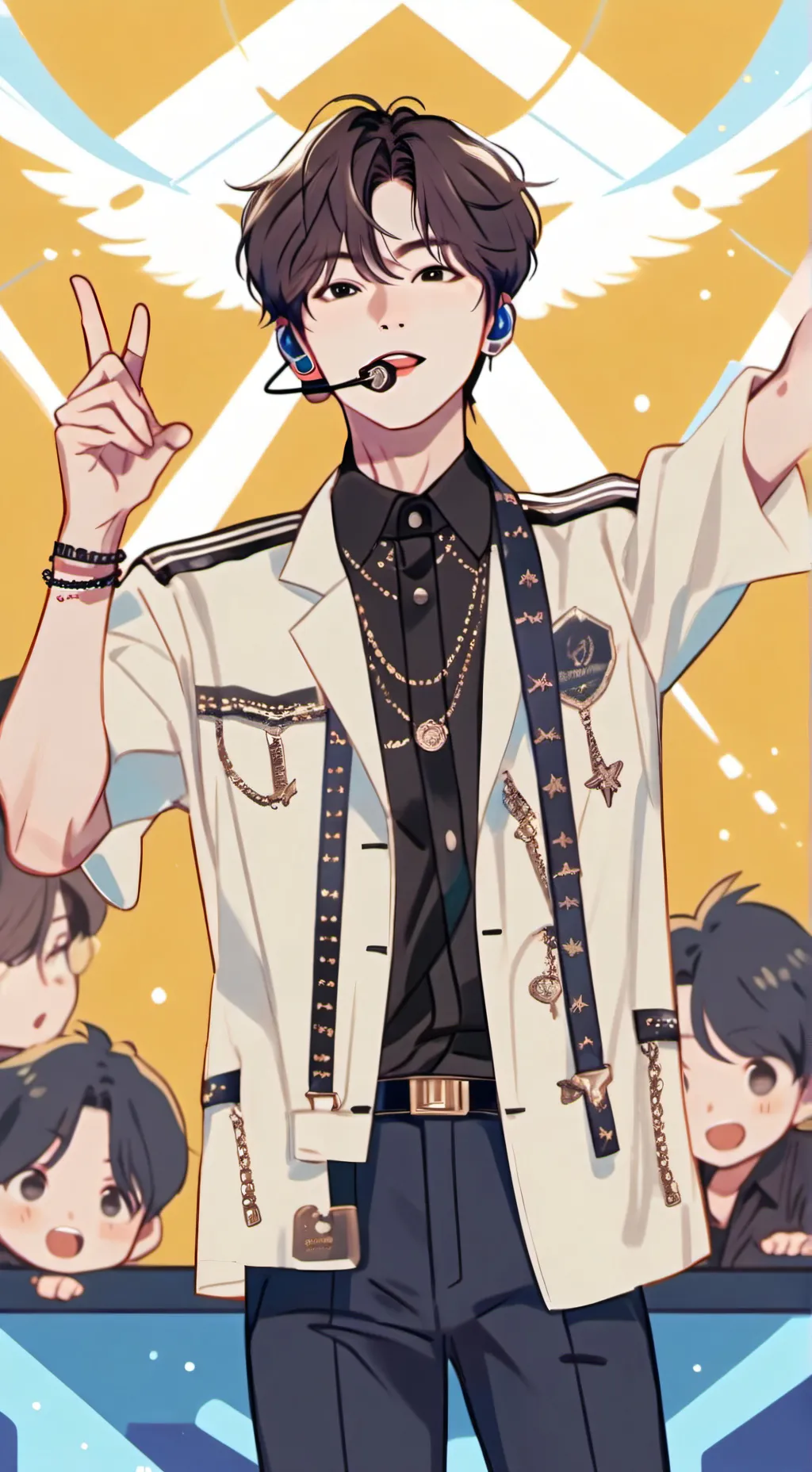 ai character: Leeknow (Skz)  background