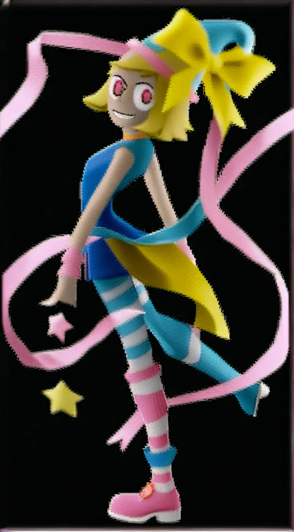 ai character: 💗💛💙YATTA!!💙💛💗 background