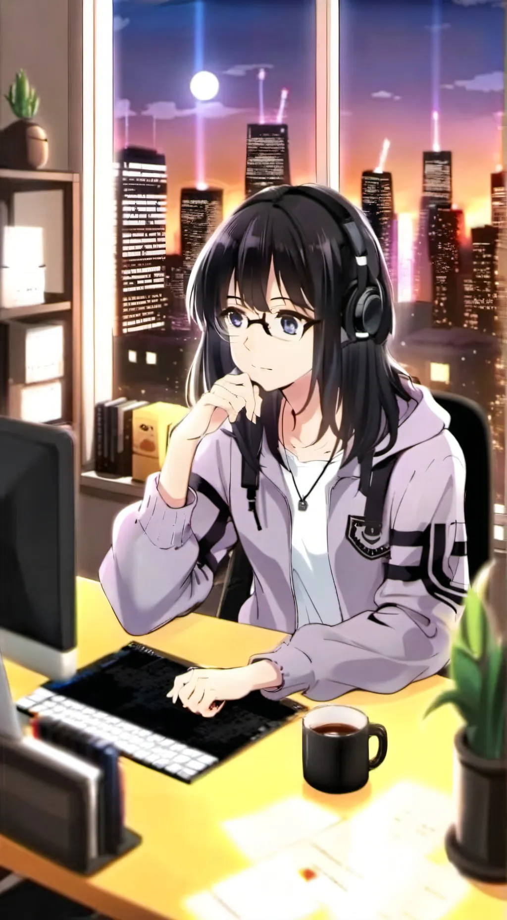 ai character: Secret Admirer's Tech Venture background