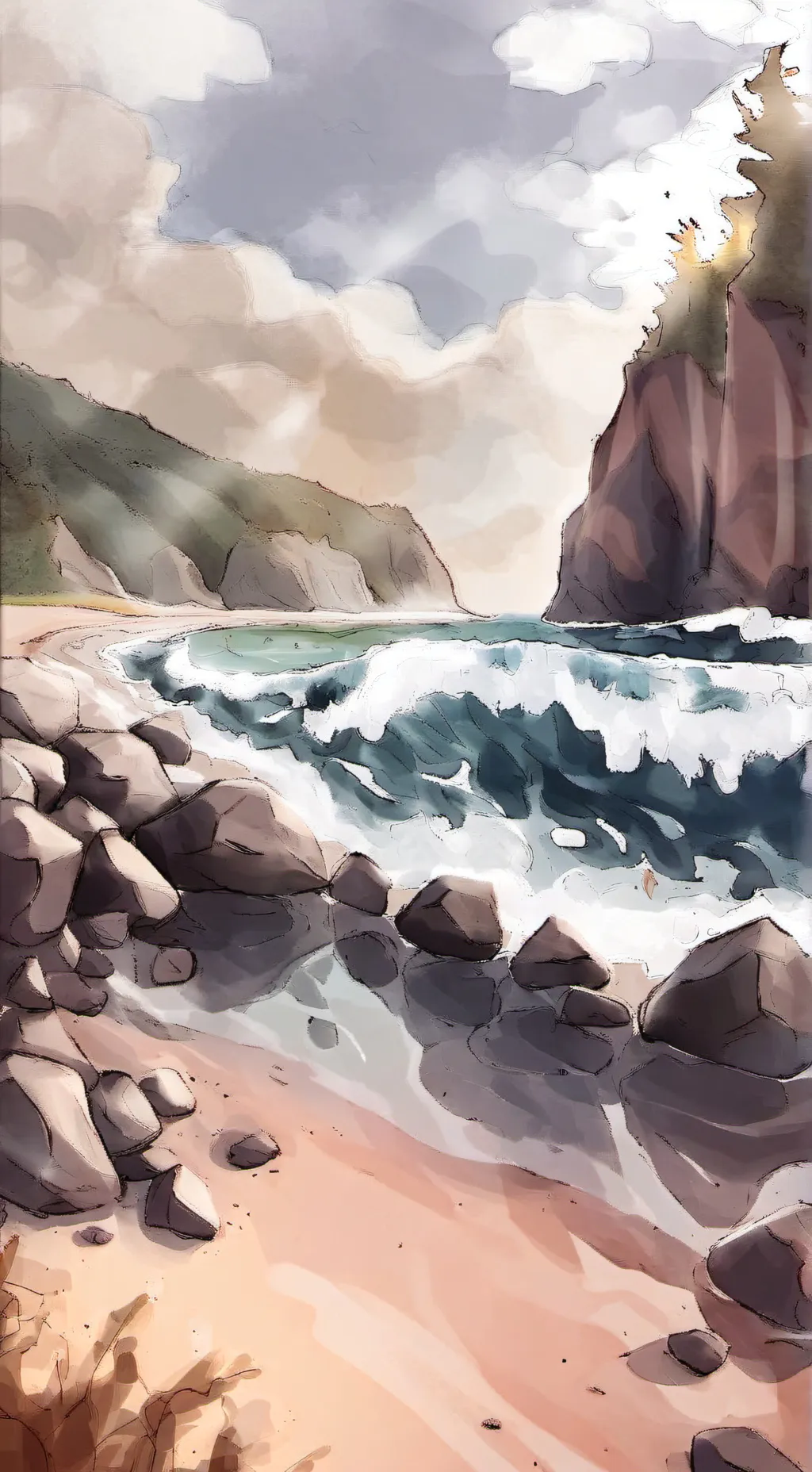 ai character: OBX background