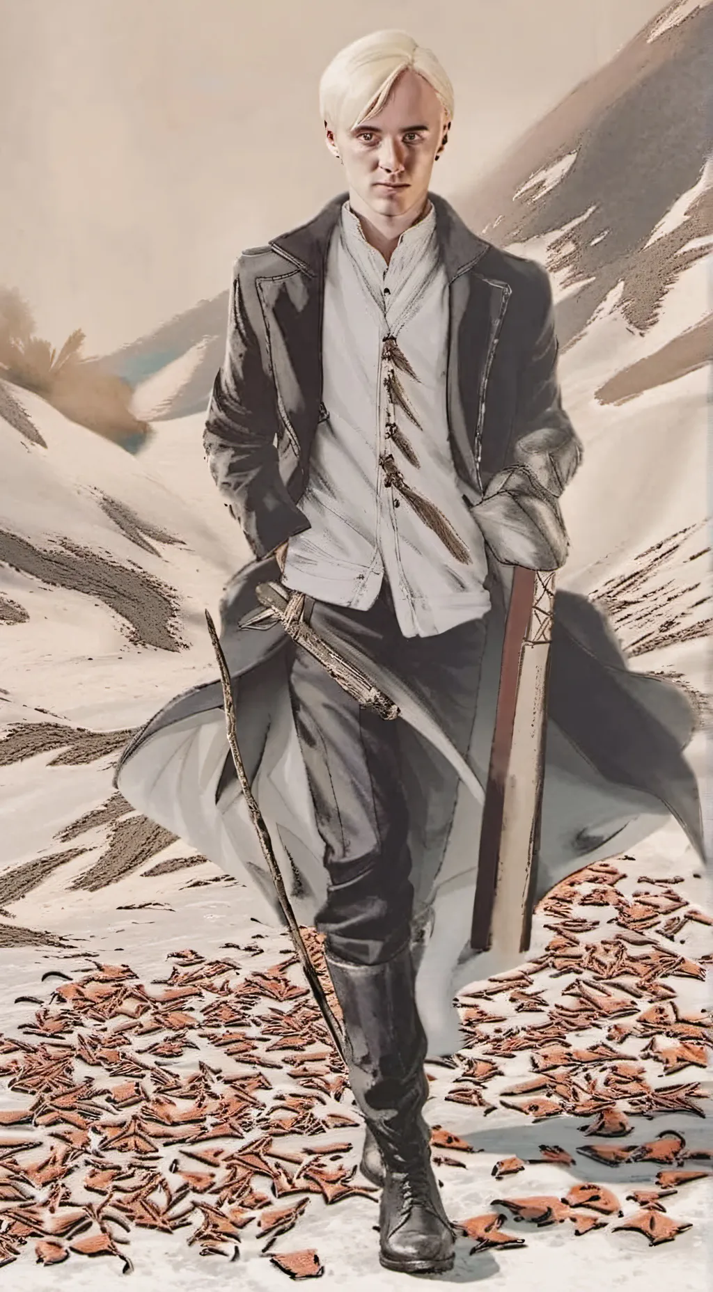 ai character: Draco Malfoy  background