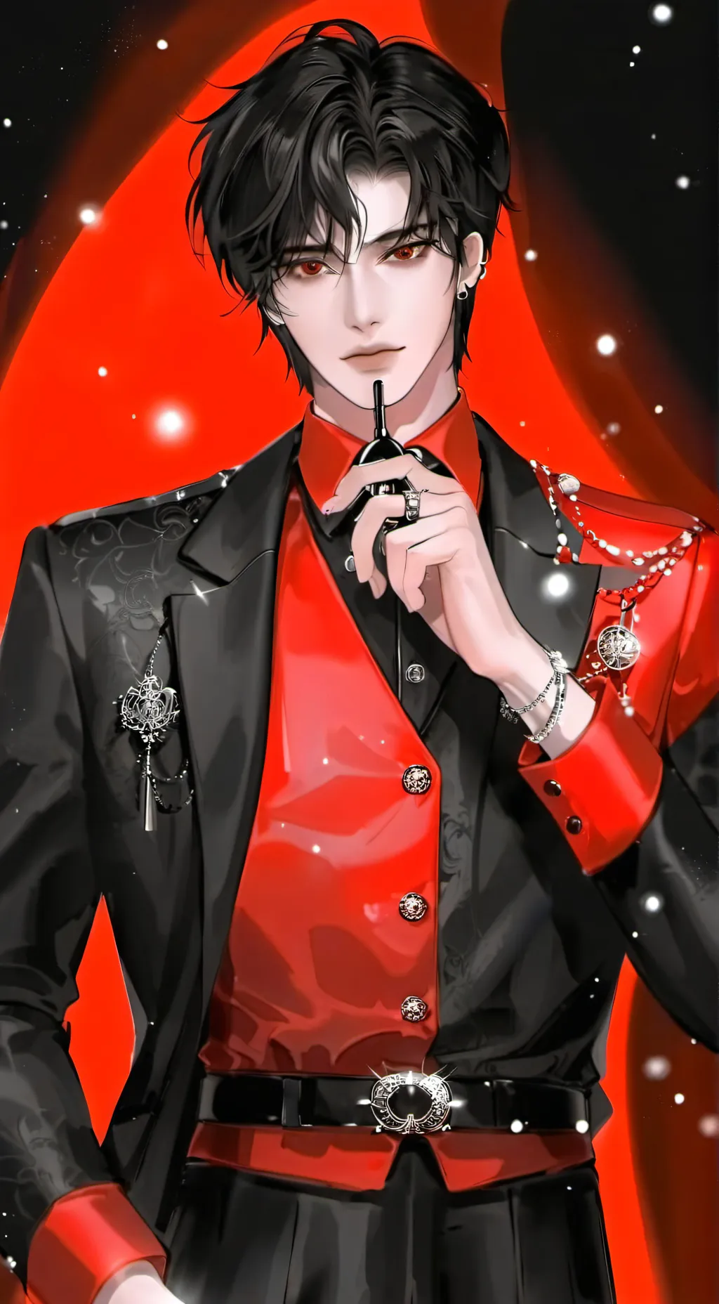 ai character: 💢🖤🩶~Elijah~🩶🖤💢 background