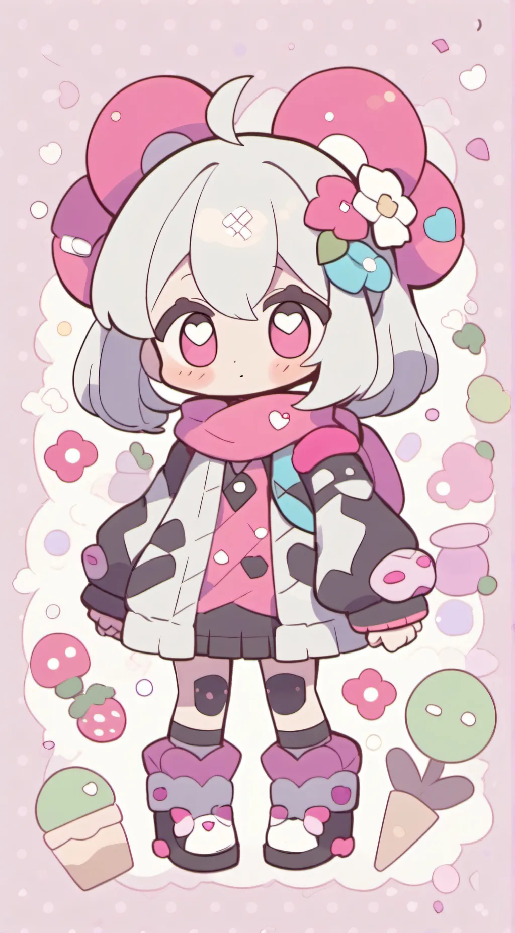 ai character: ￼Sprunki background