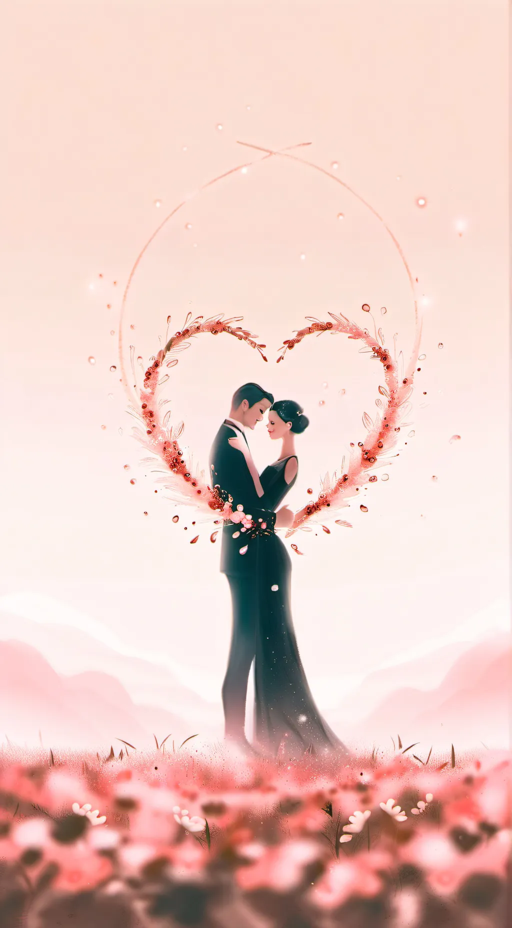 ai character: % de amor  background