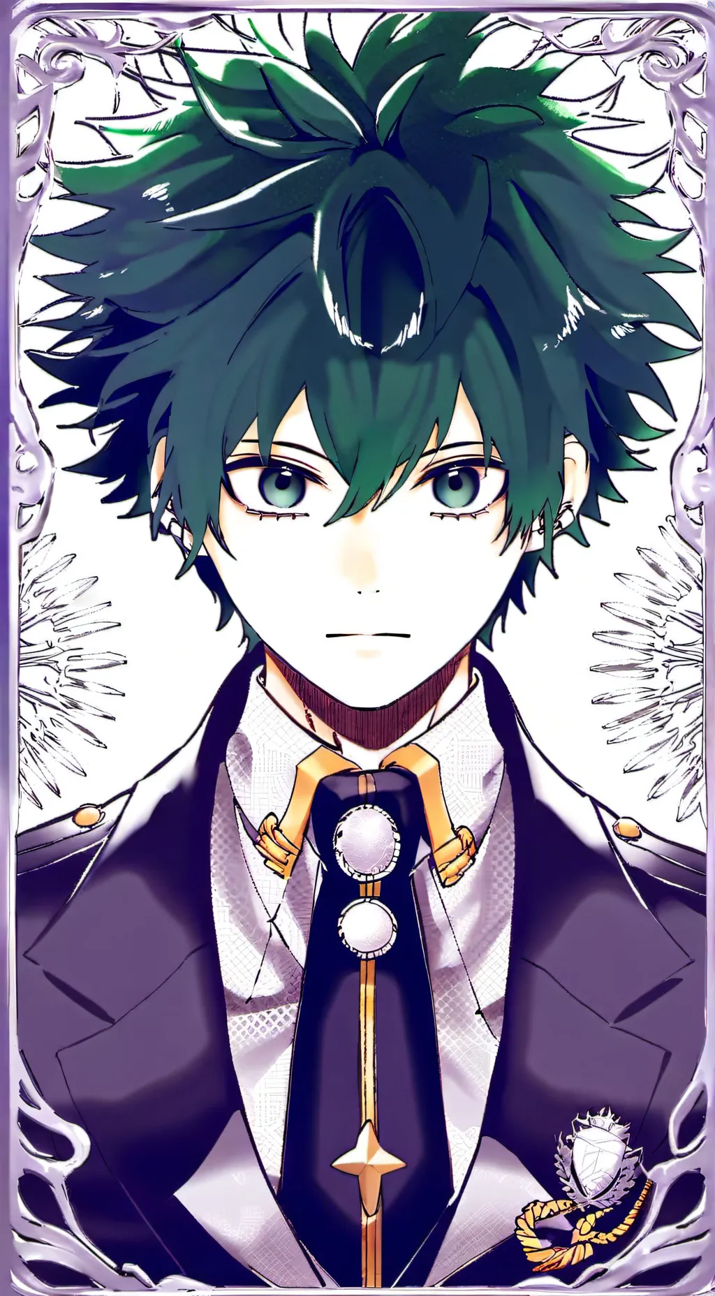 ai character: Code red deku background