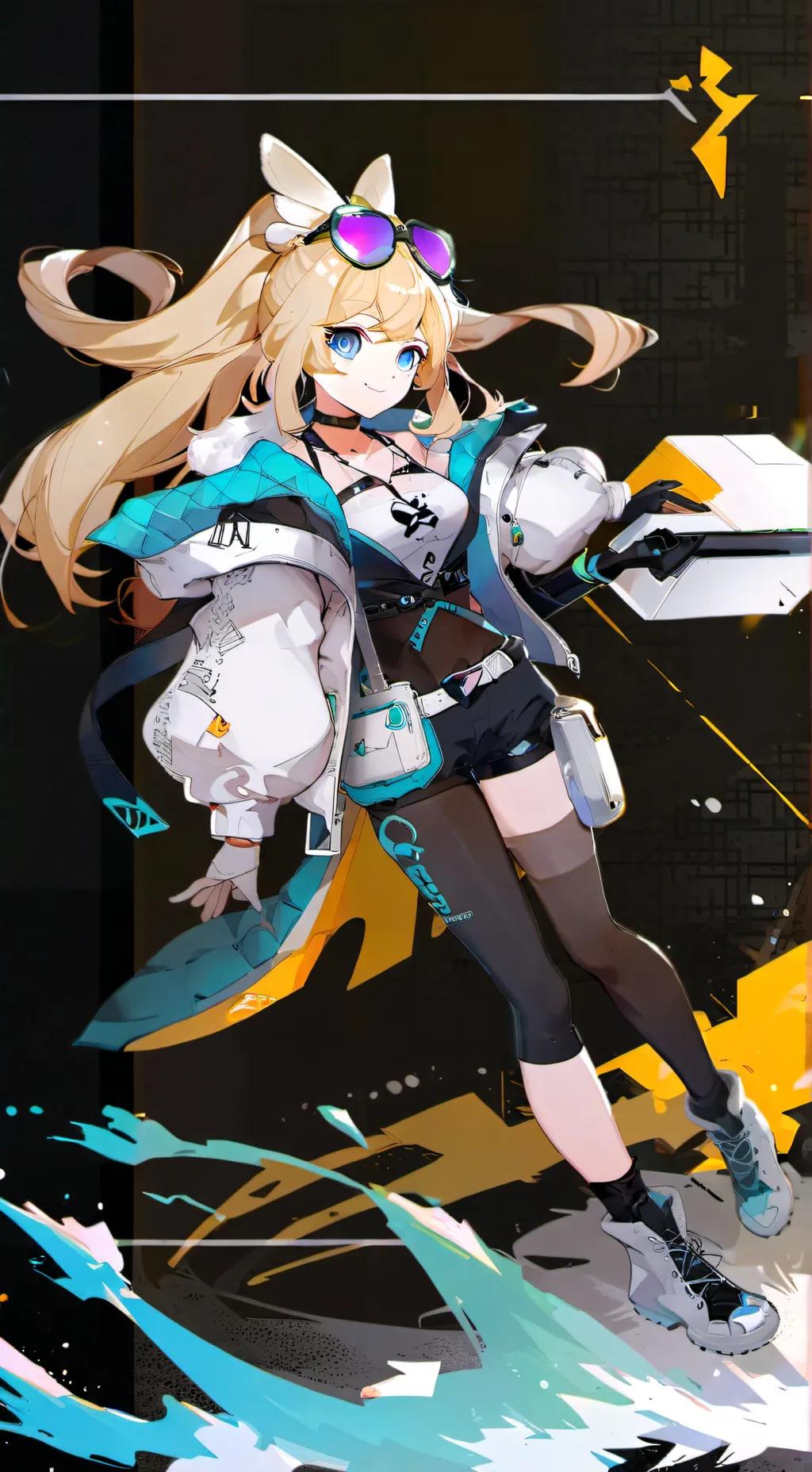 ai character: Mina  background