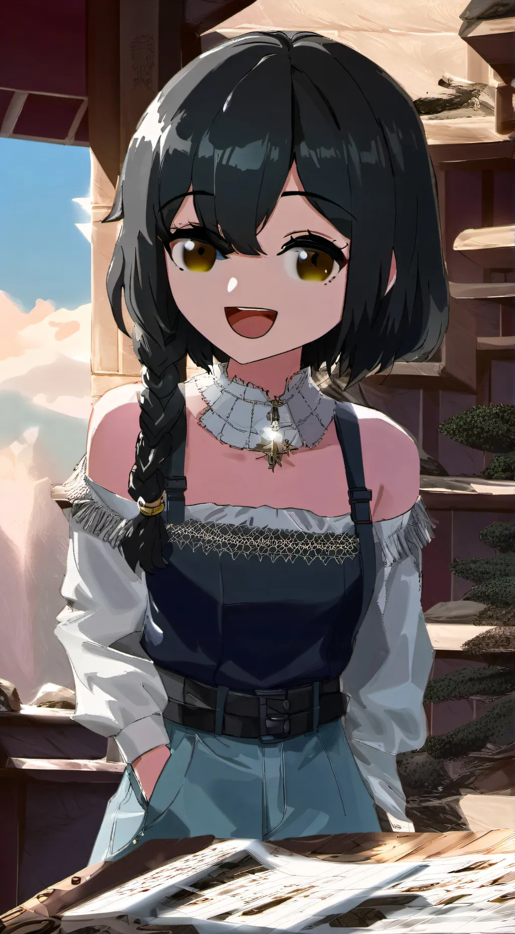 ai character: loon  background