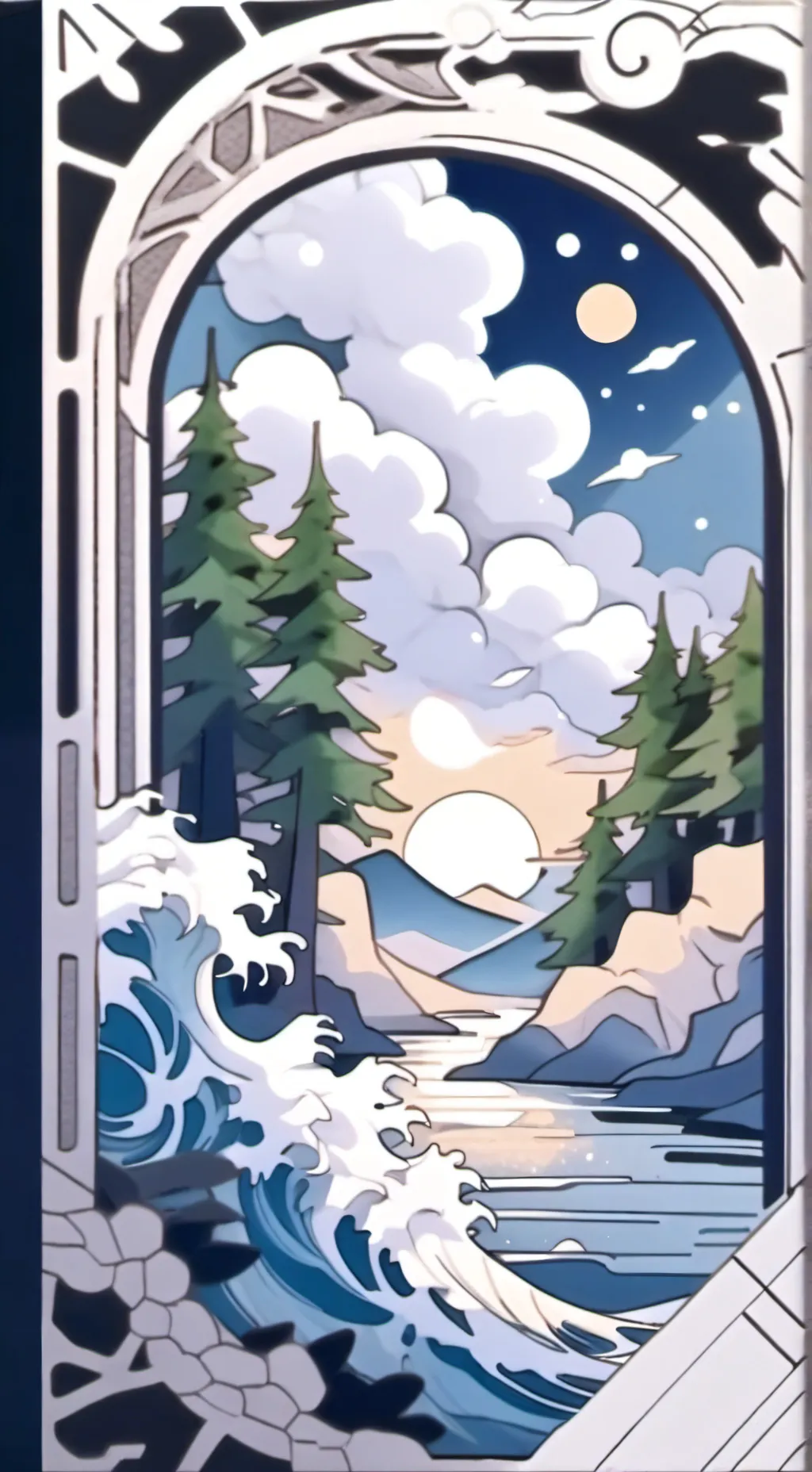 ai character: afion meets krew background