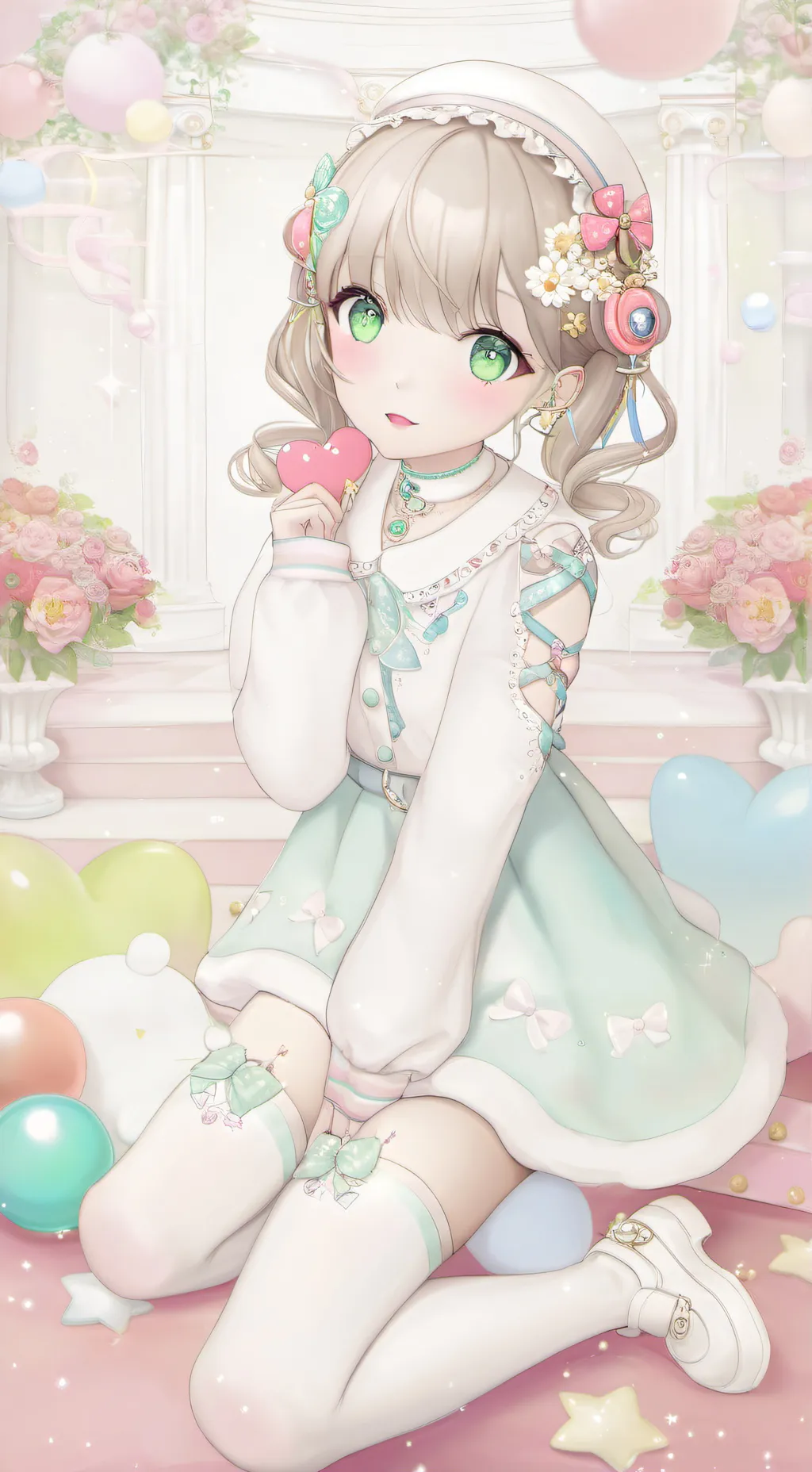 ai character: Luna background