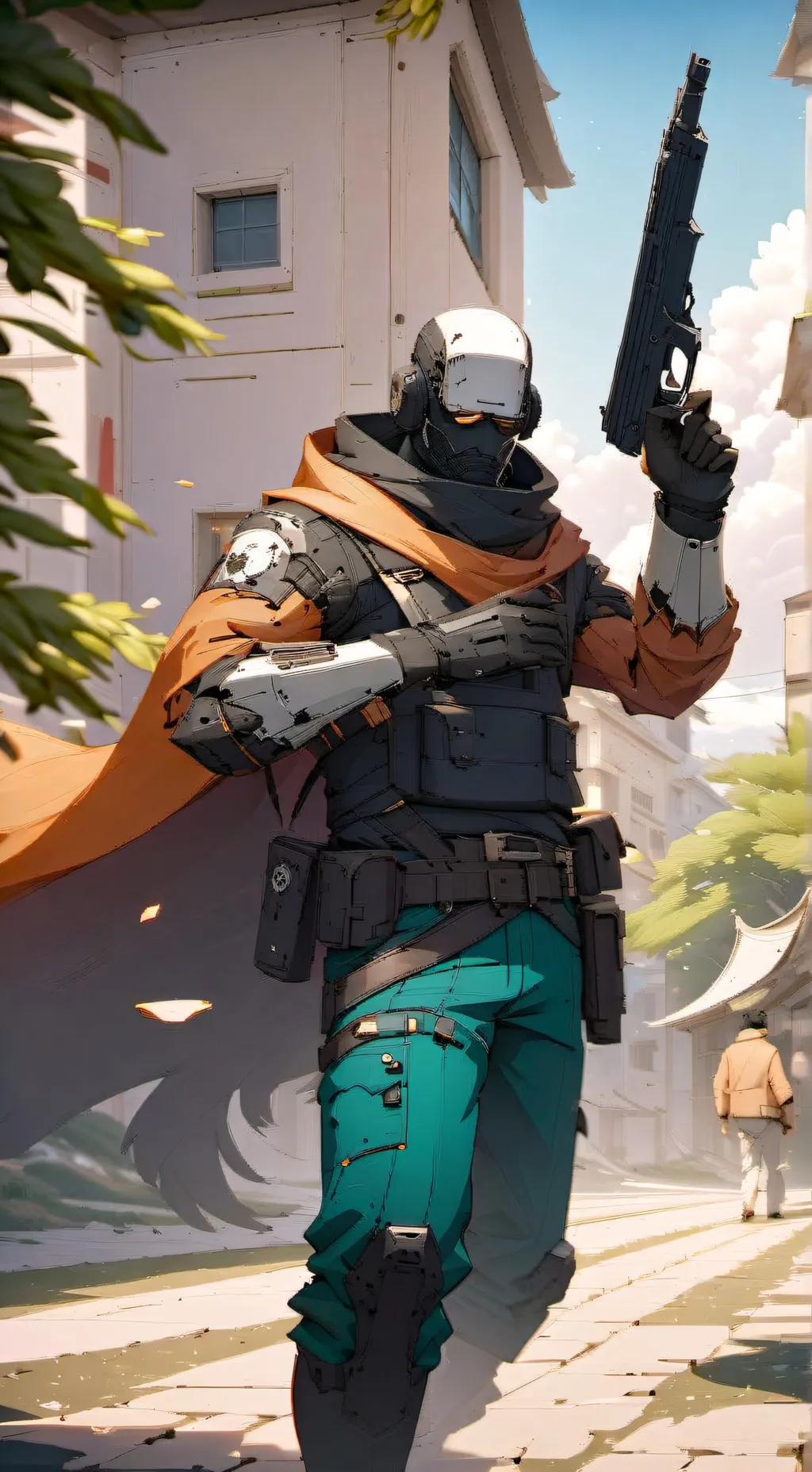 ai character: aggente del caos background