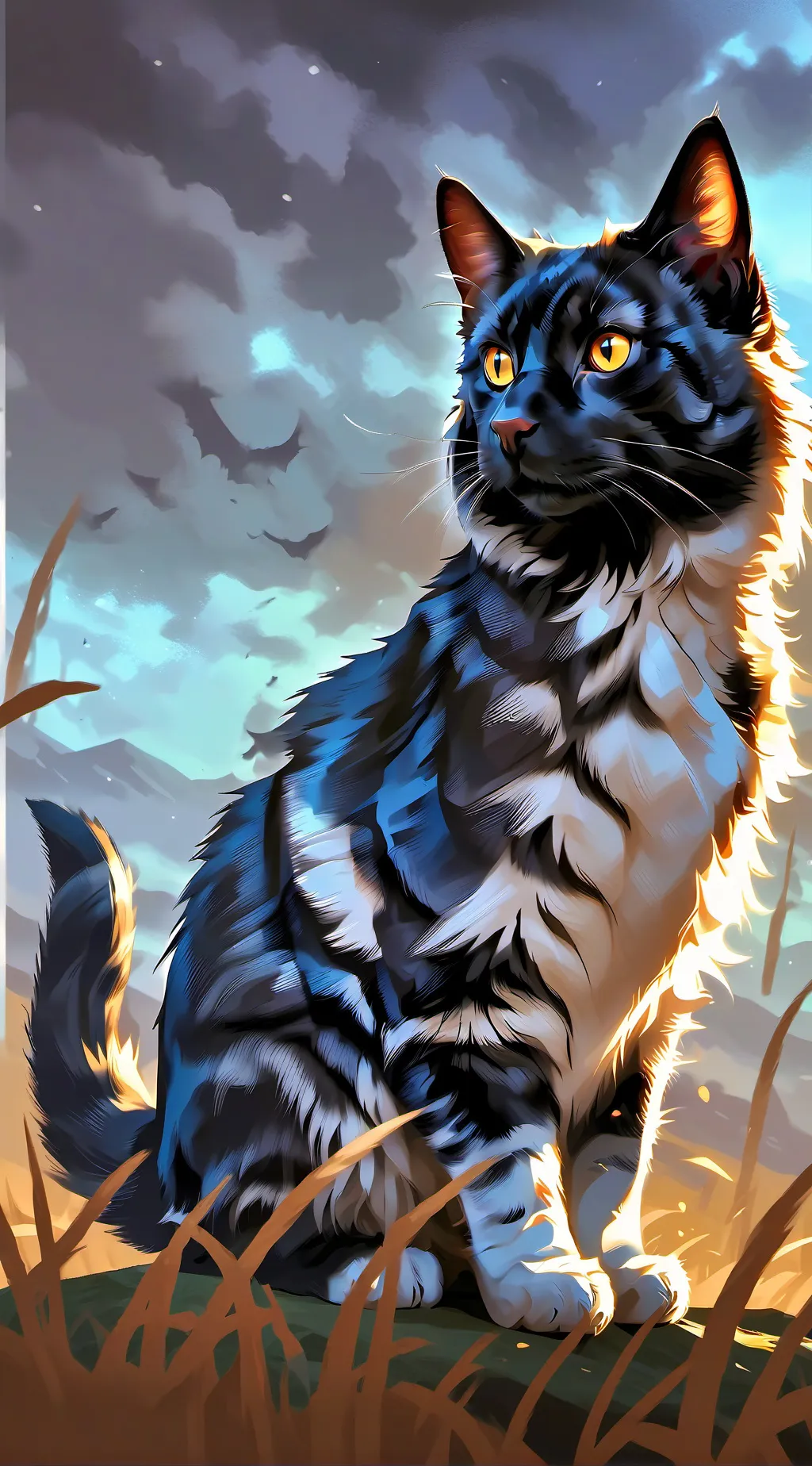 ai character: TreeFlame background