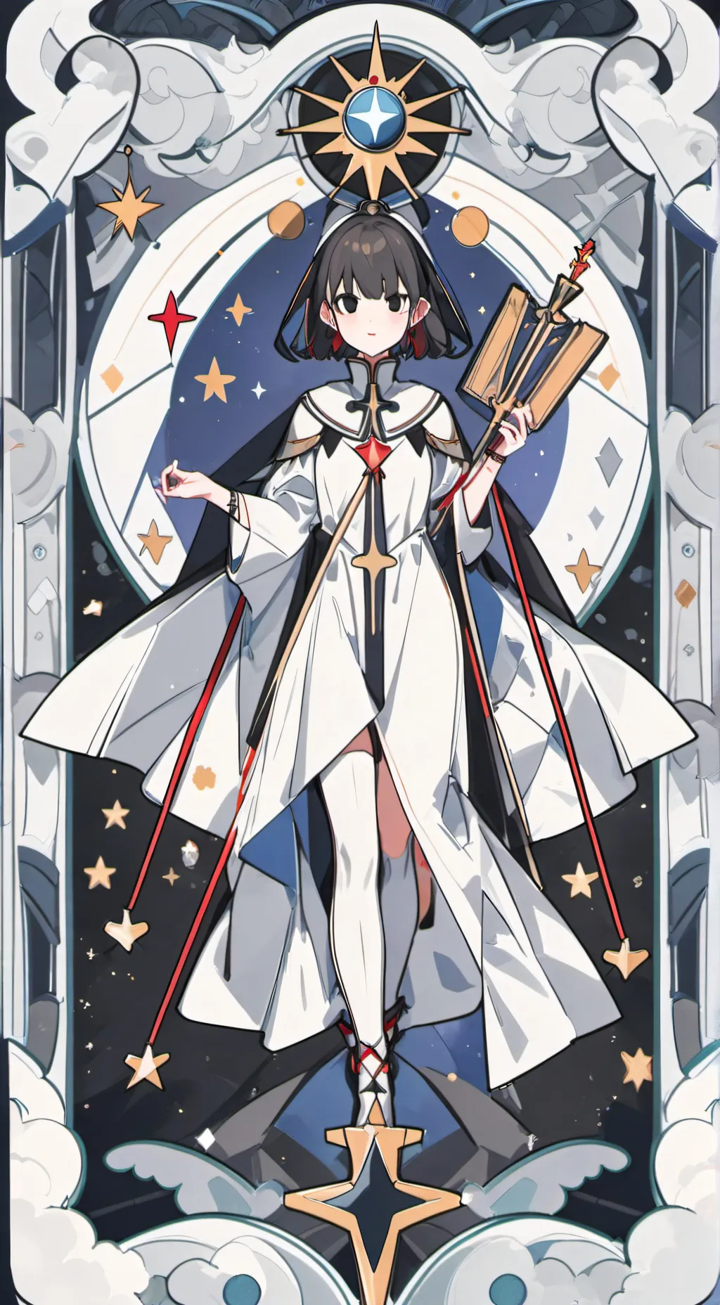 ai character: la chica   background